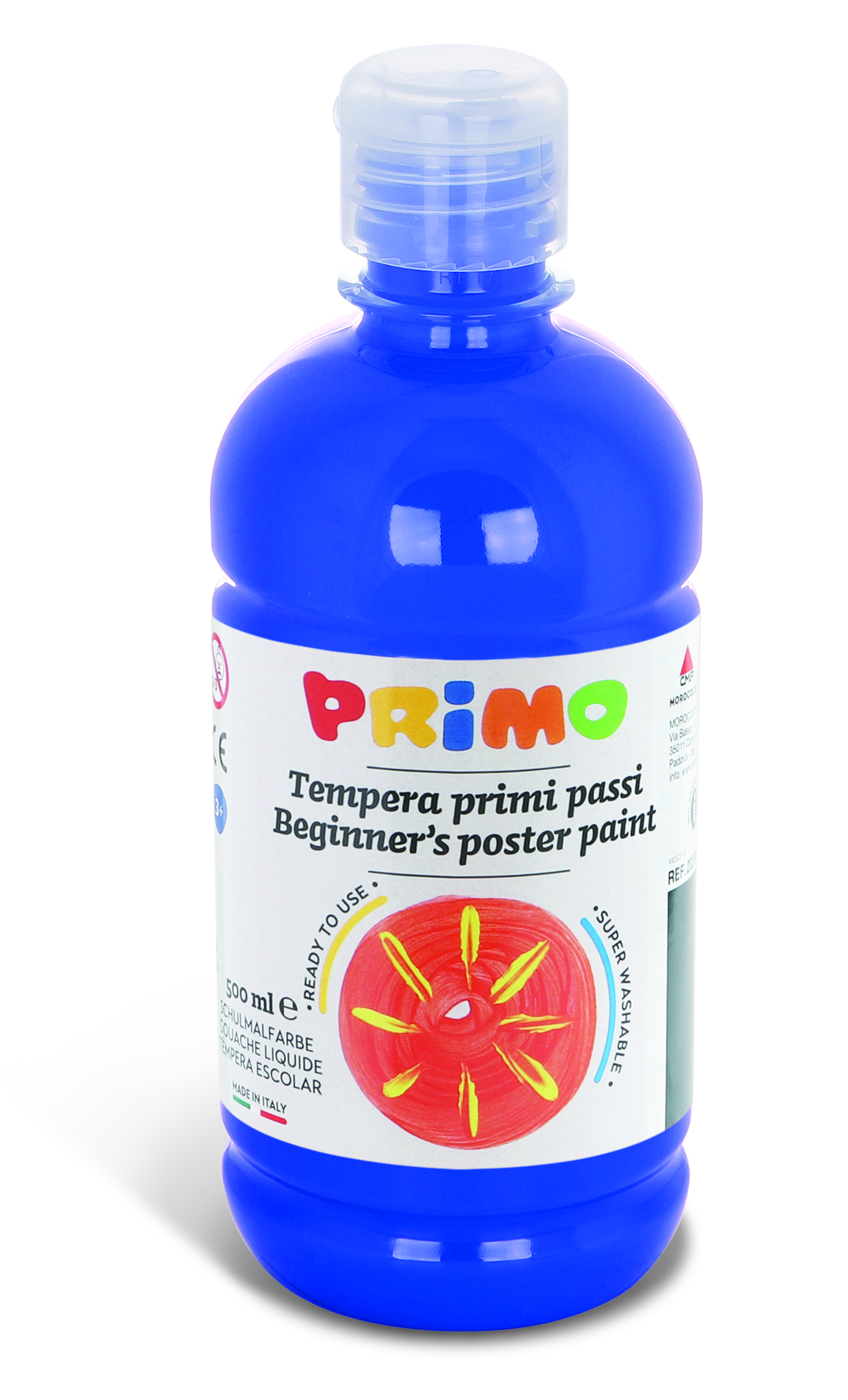 PRIMO Temperafarbe "Erste Schritte" 500ml ultramarin