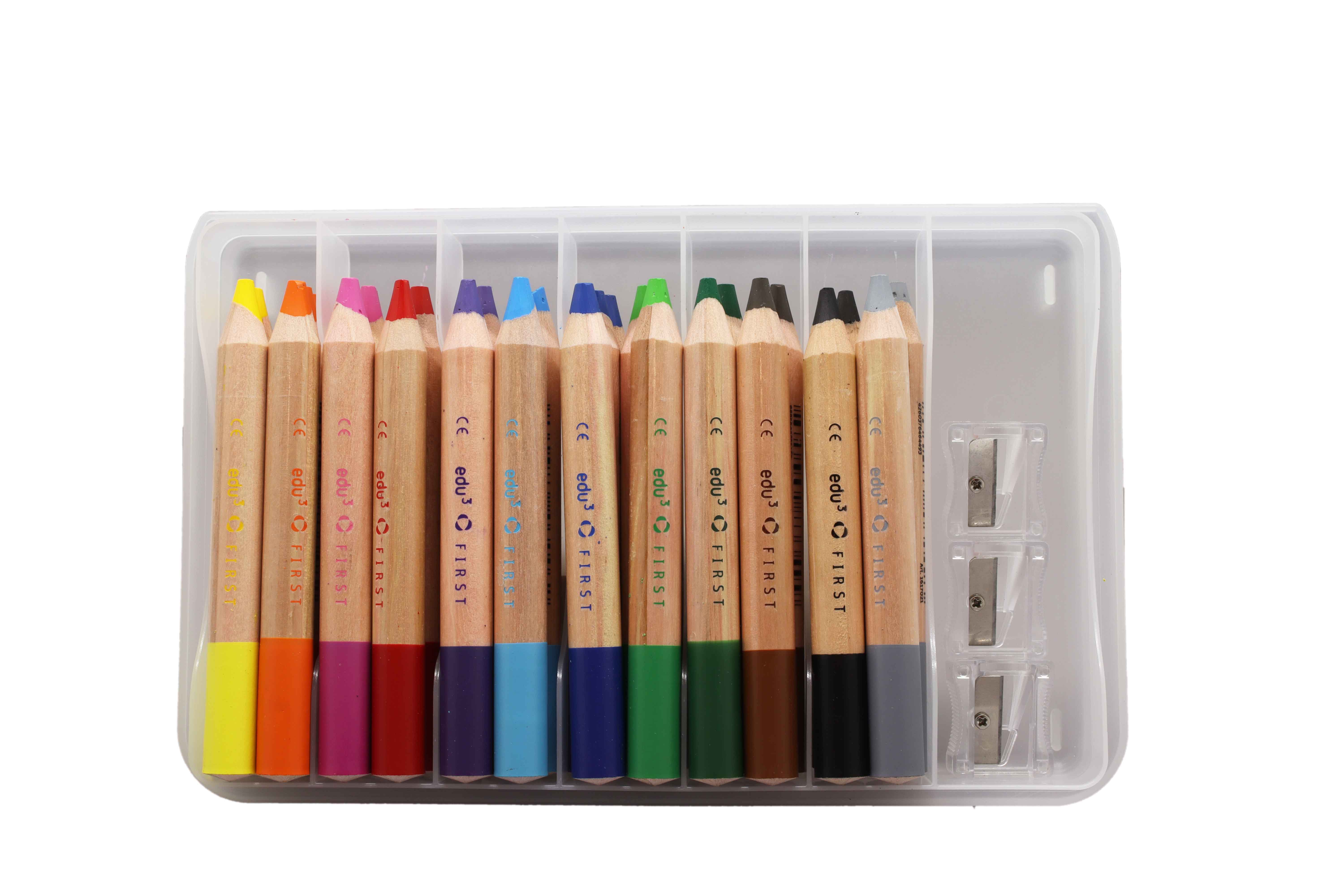 edufirst colored pencils round Schoolbox
