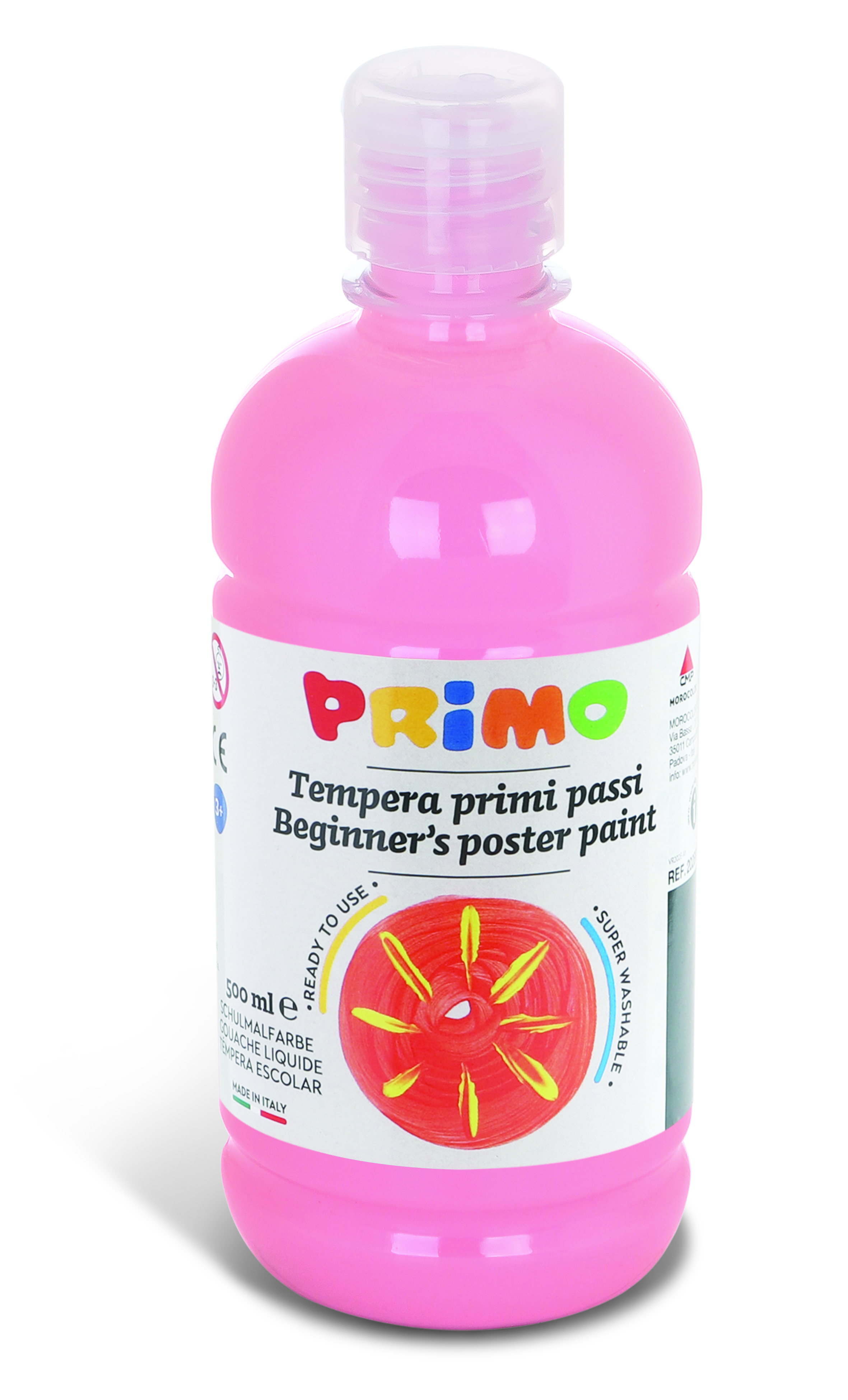 PRIMO Temperafarbe "Erste Schritte" 500ml rosa