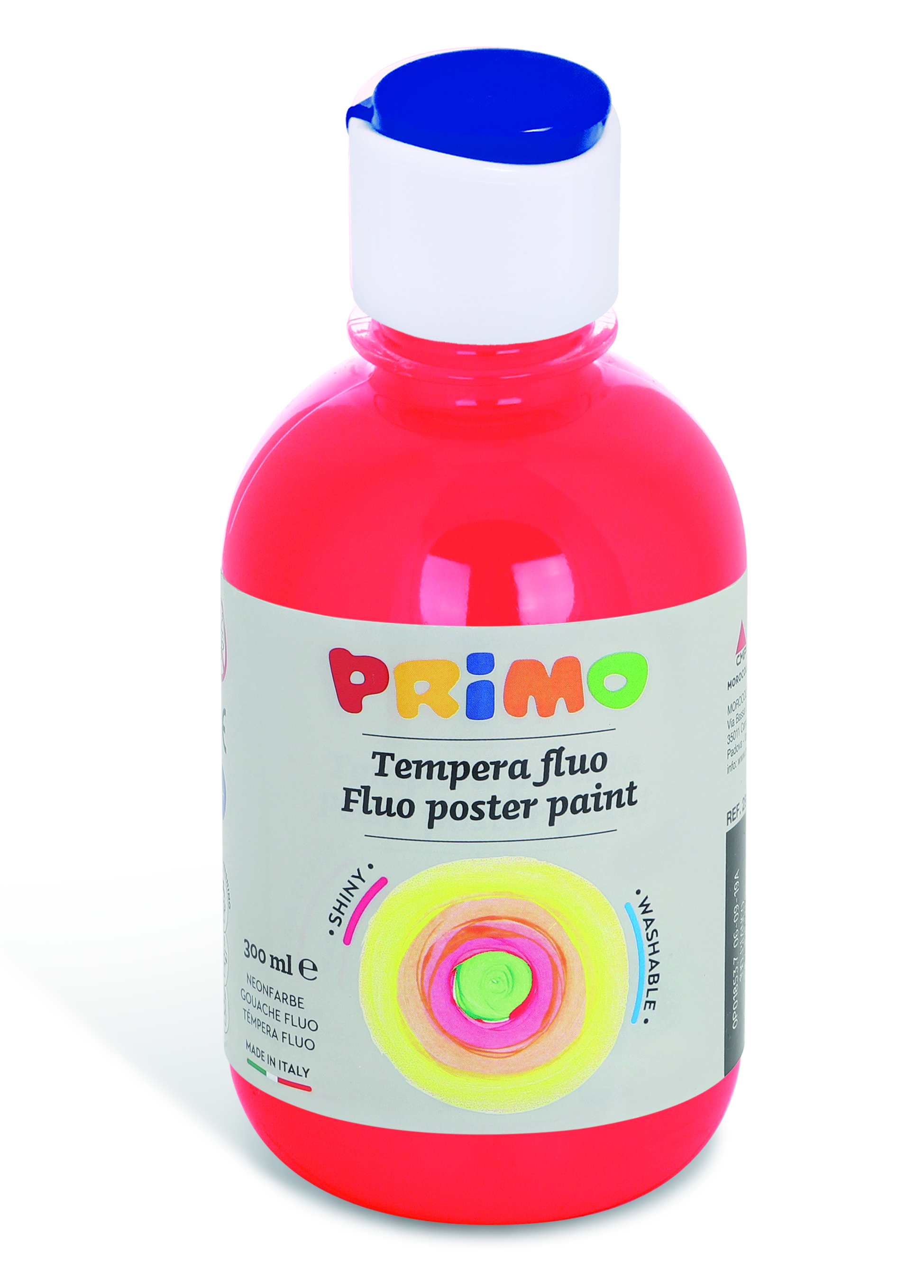 PRIMO Temperafarbe Neon 300ml rot