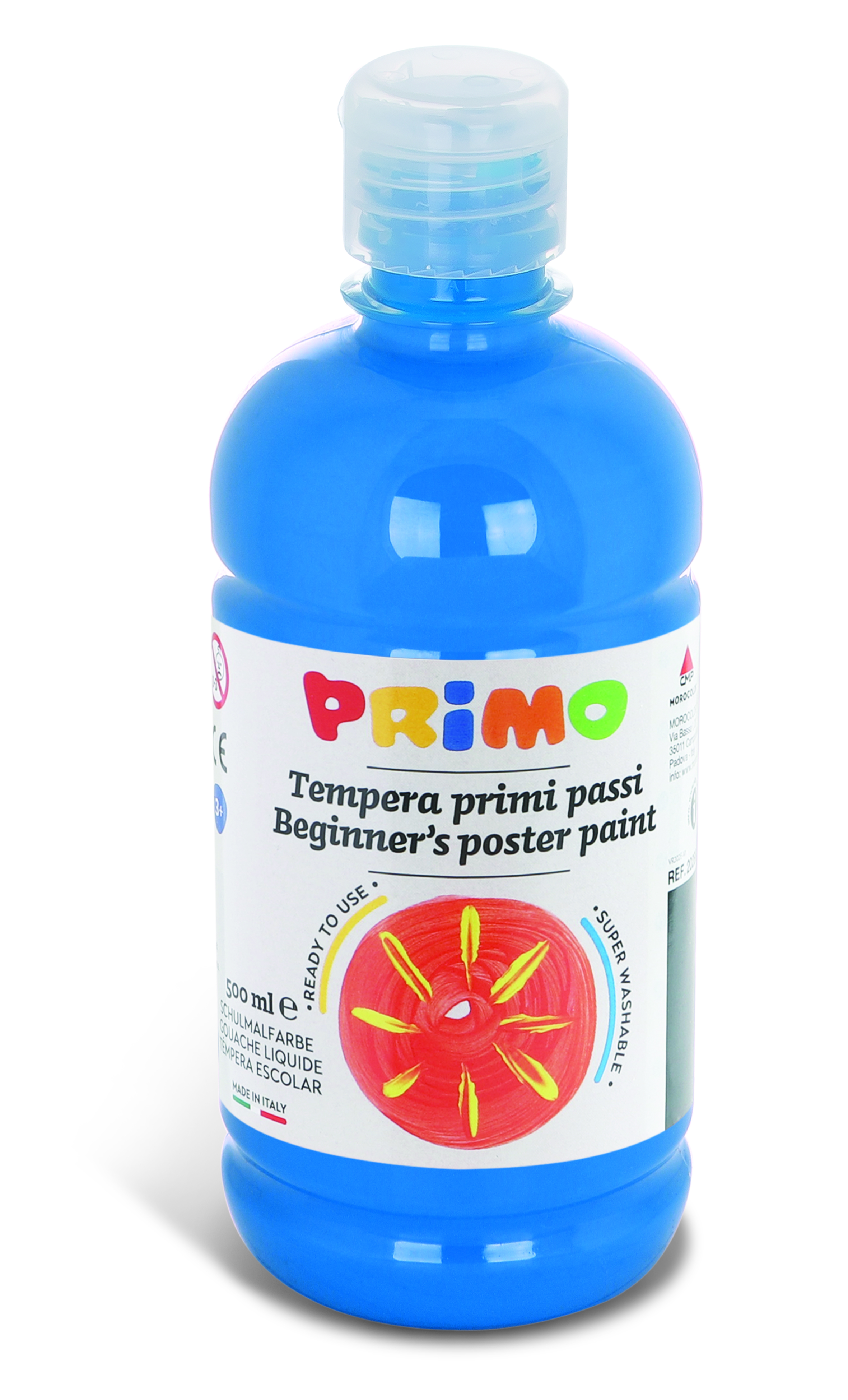 PRIMO tempera paint "Beginner’s" 500ml cyan