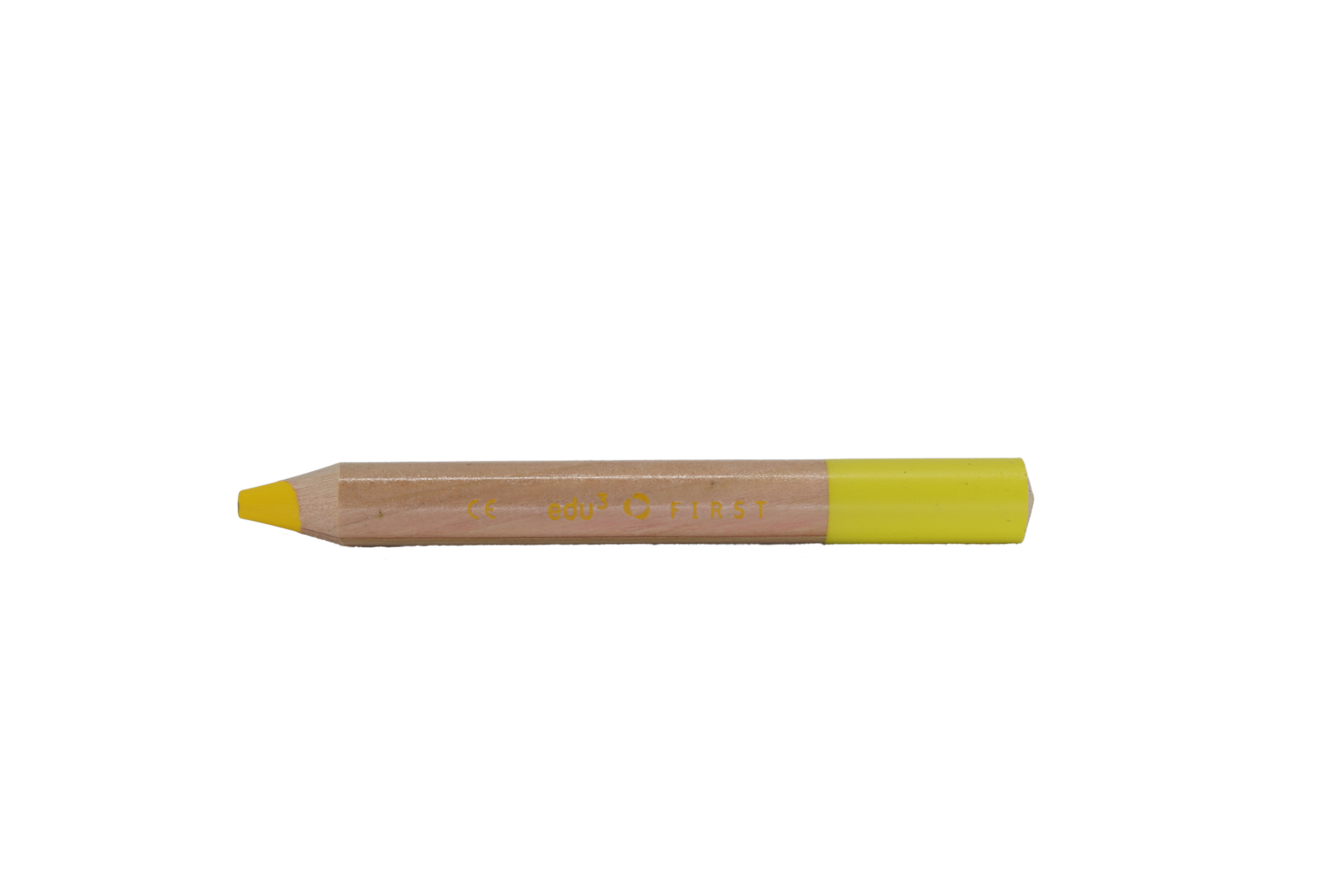 edufirst colored pencils round yellow 