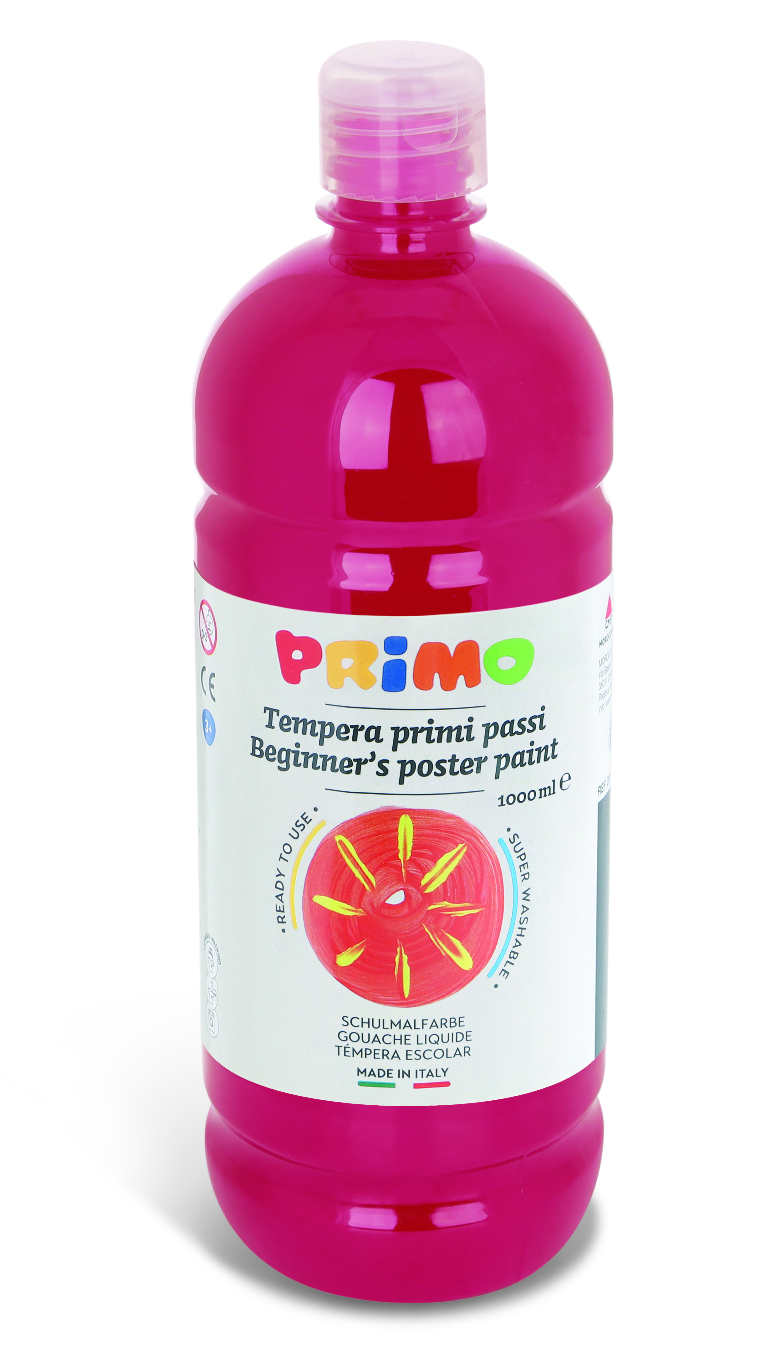 PRIMO tempera paint "Beginner's" 1l scarlet