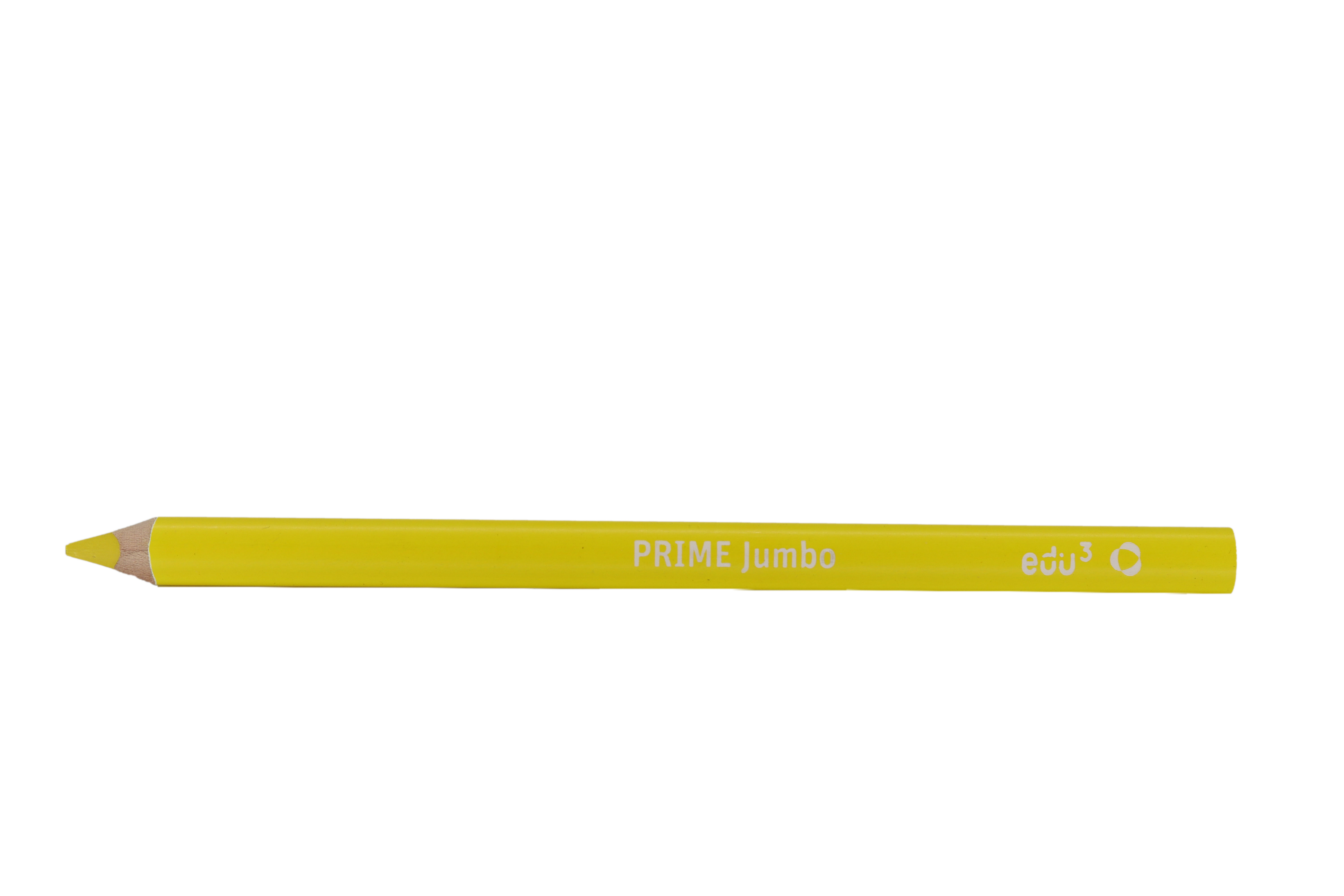 edu³ PRIME Jumbo colored pencils tri light yellow