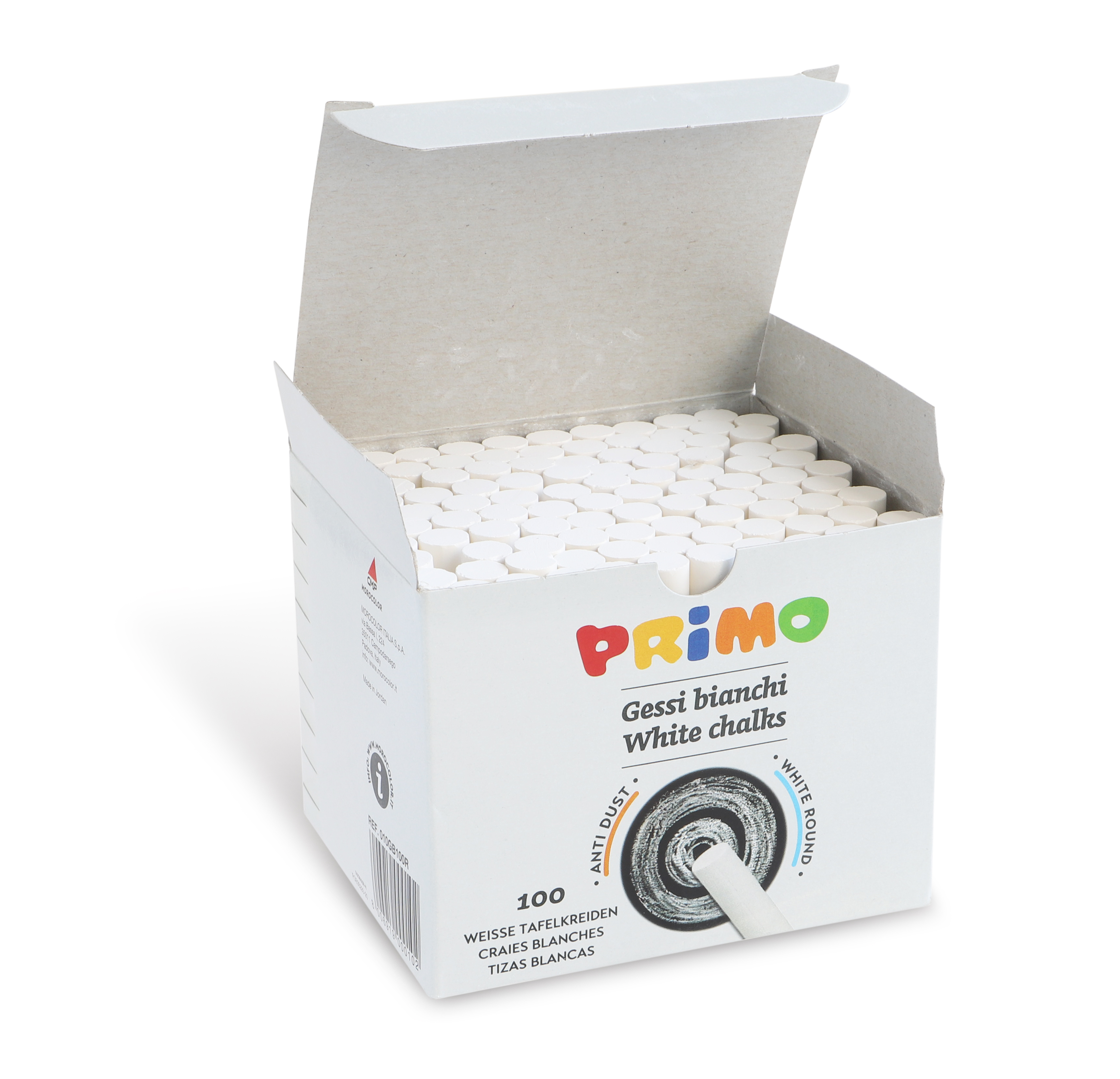 PRIMO chalks white round 100 pcs