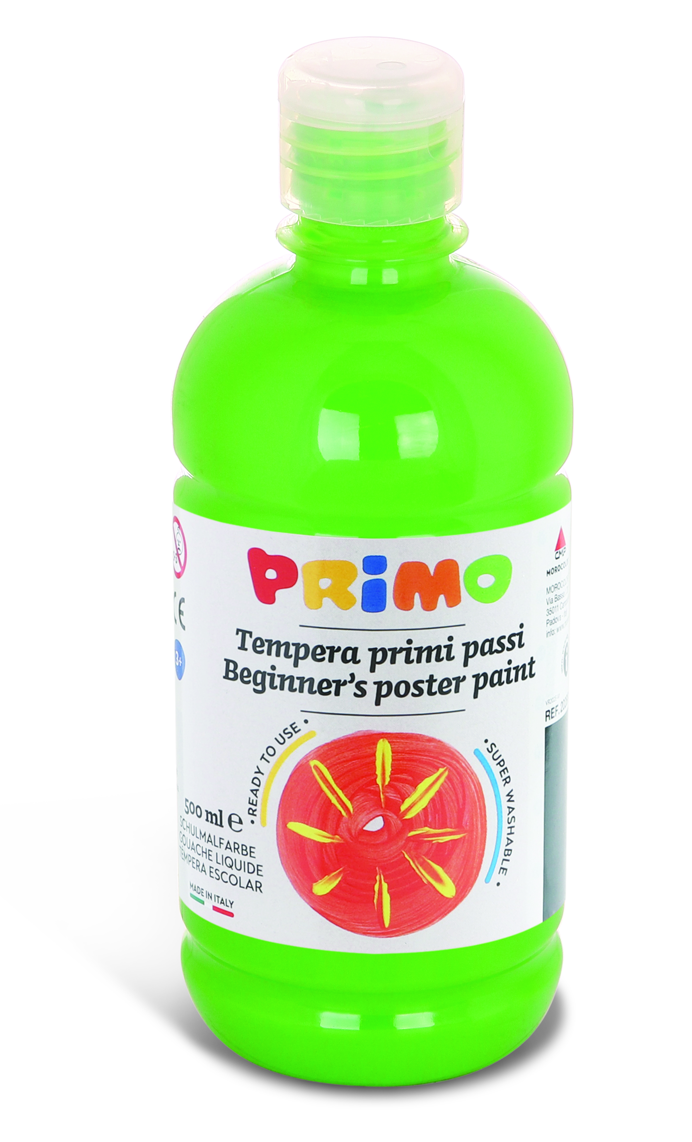 PRIMO Temperafarbe "Erste Schritte" 500ml hellgrün