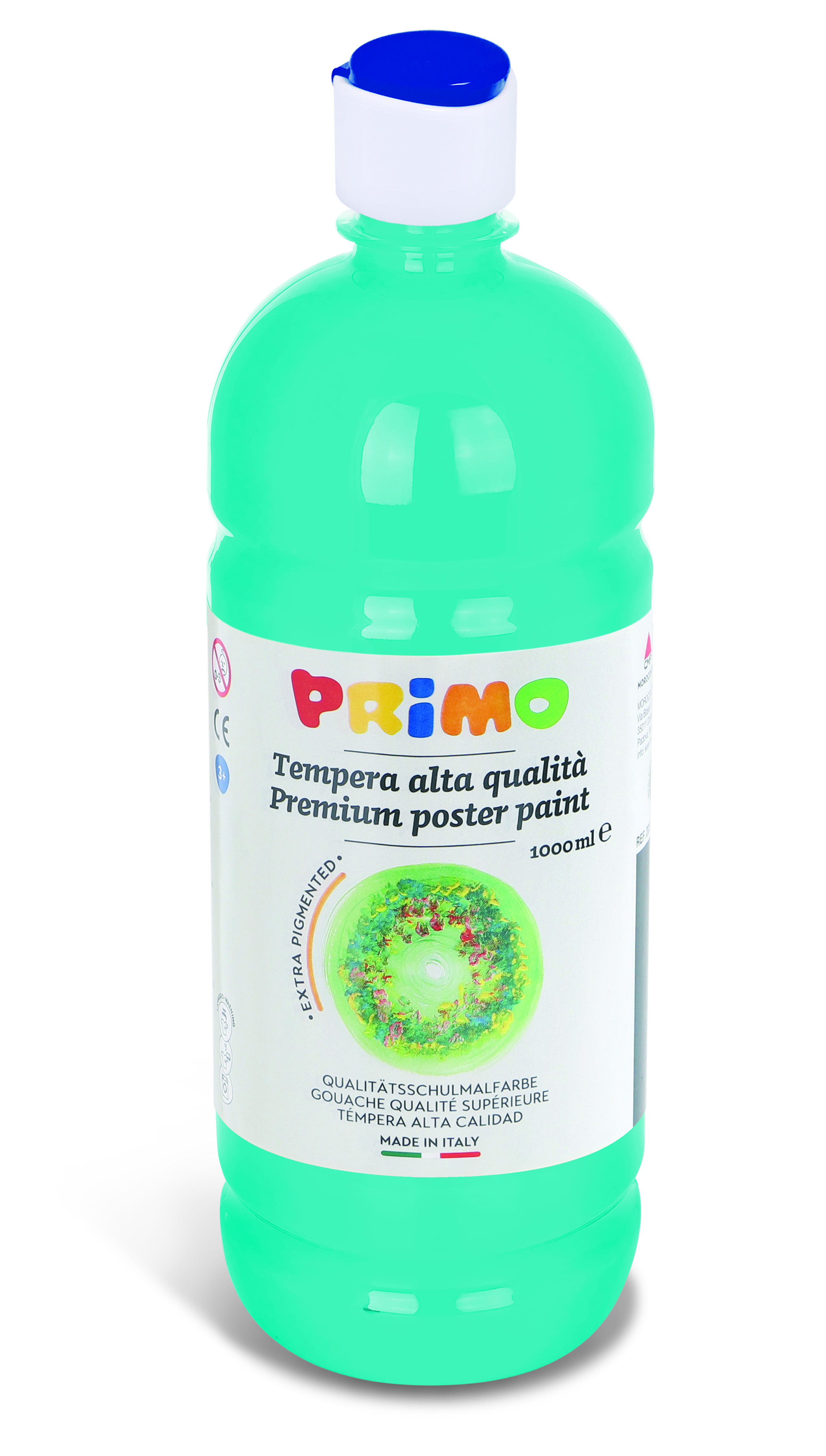 PRIMO tempera paint 1l turquoise