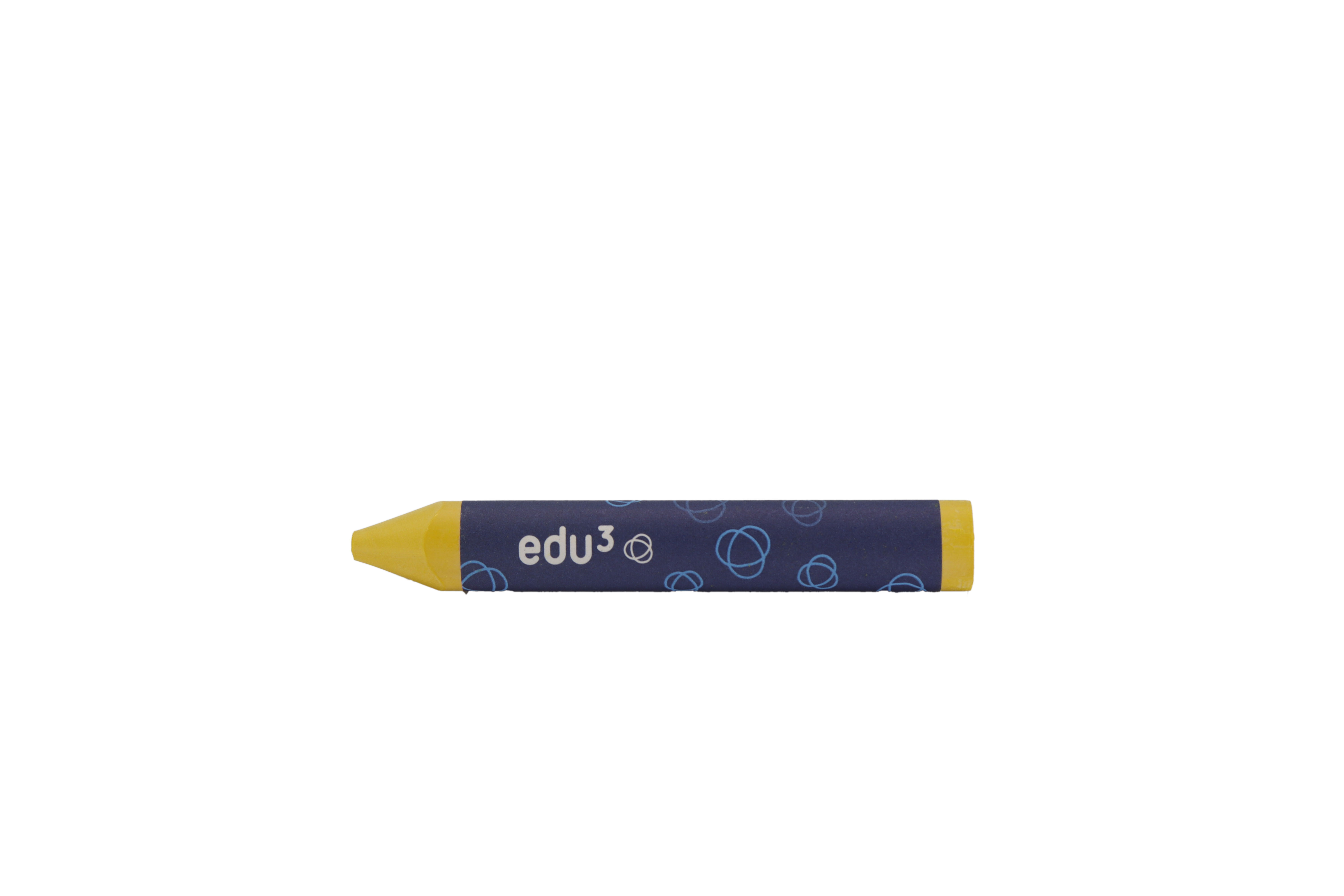 edu³ PRIME Jumbo wax crayons yellow