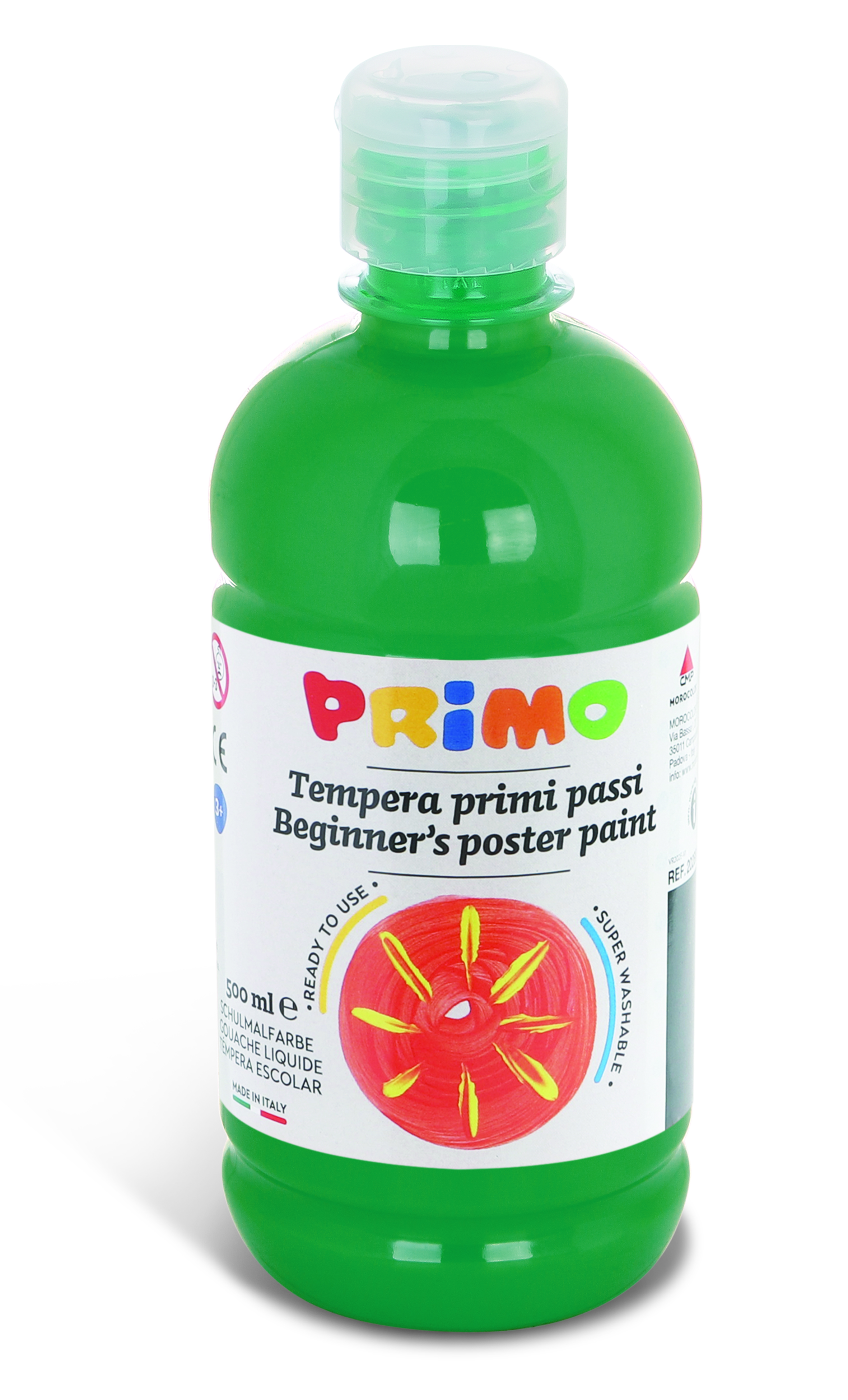 PRIMO Temperafarbe "Erste Schritte" 500ml grün 