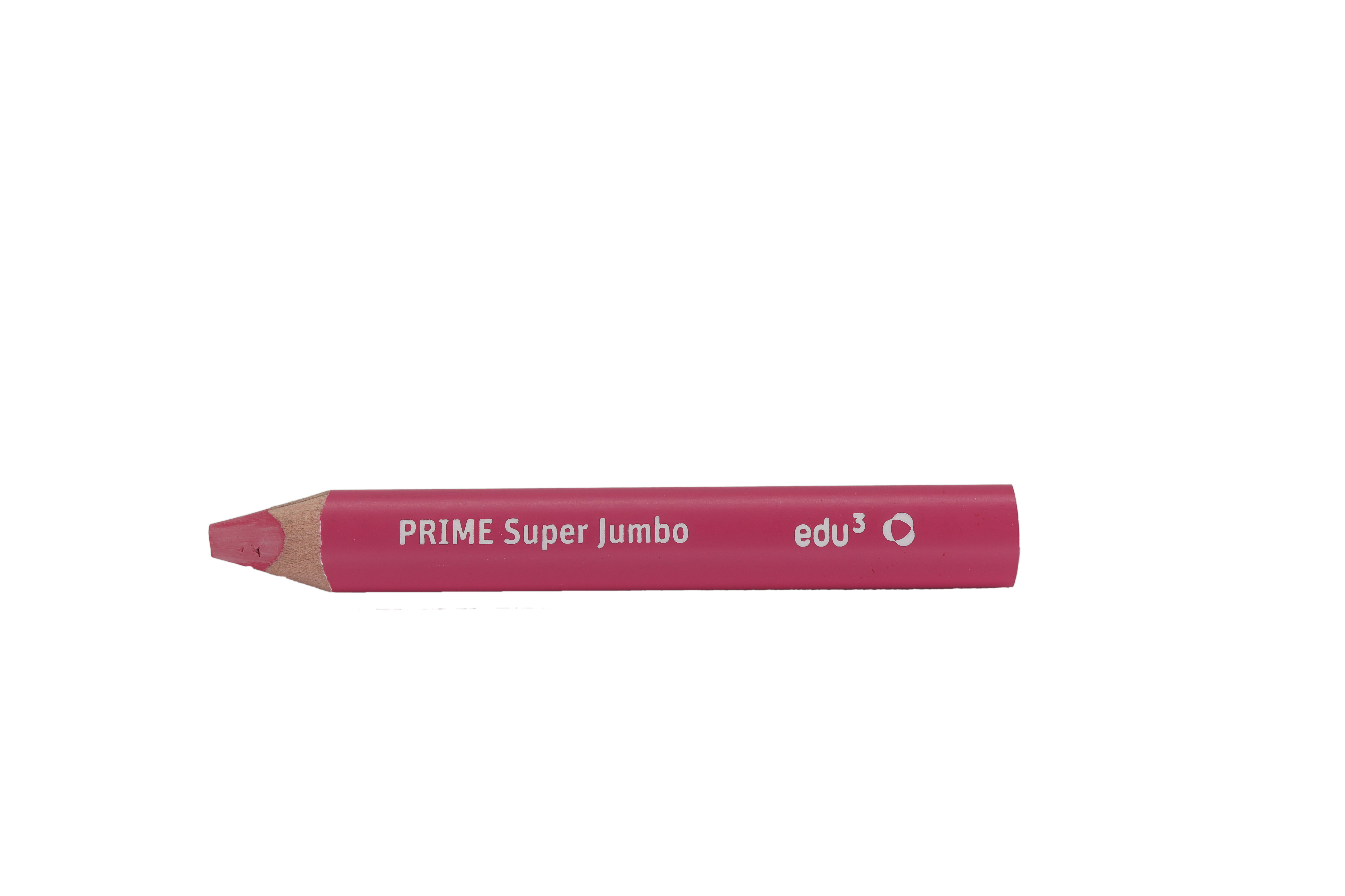 edu³ PRIME Super Jumbo Buntstifte dreikant rosa