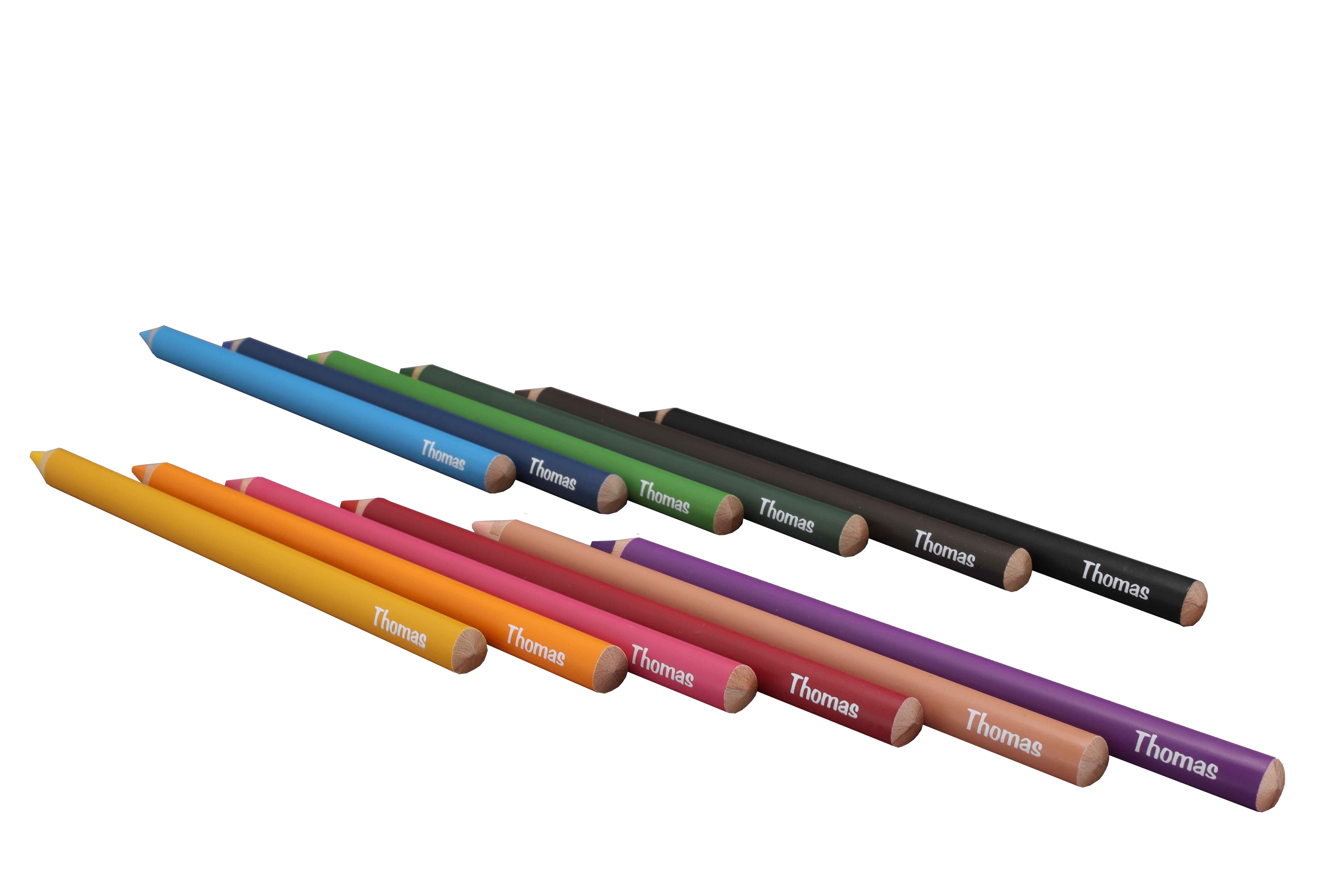edu³ PRIME Jumbo personalisiert Kartonetui 12 Farben sort.