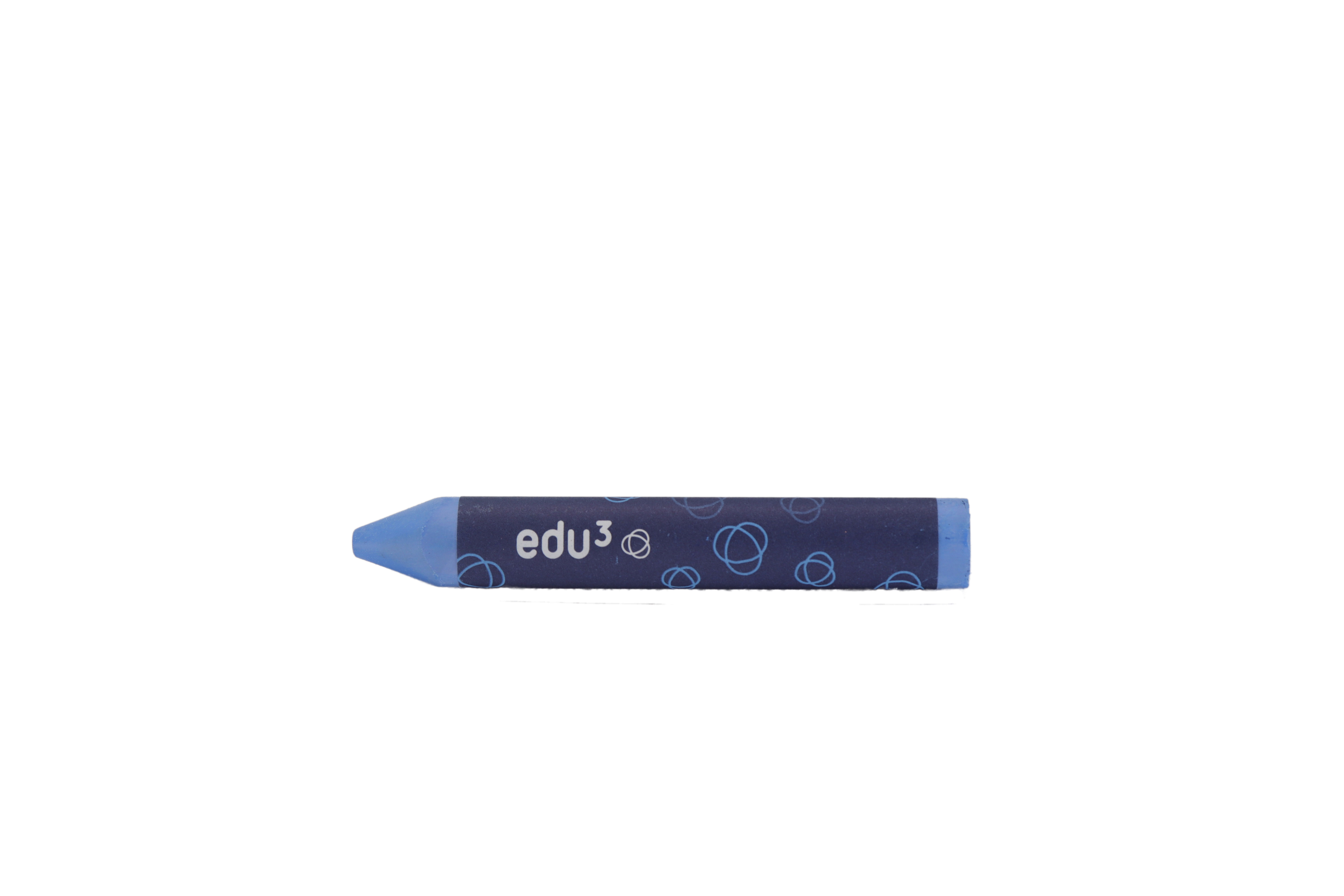 edu³ PRIME Jumbo wax crayons light blue
