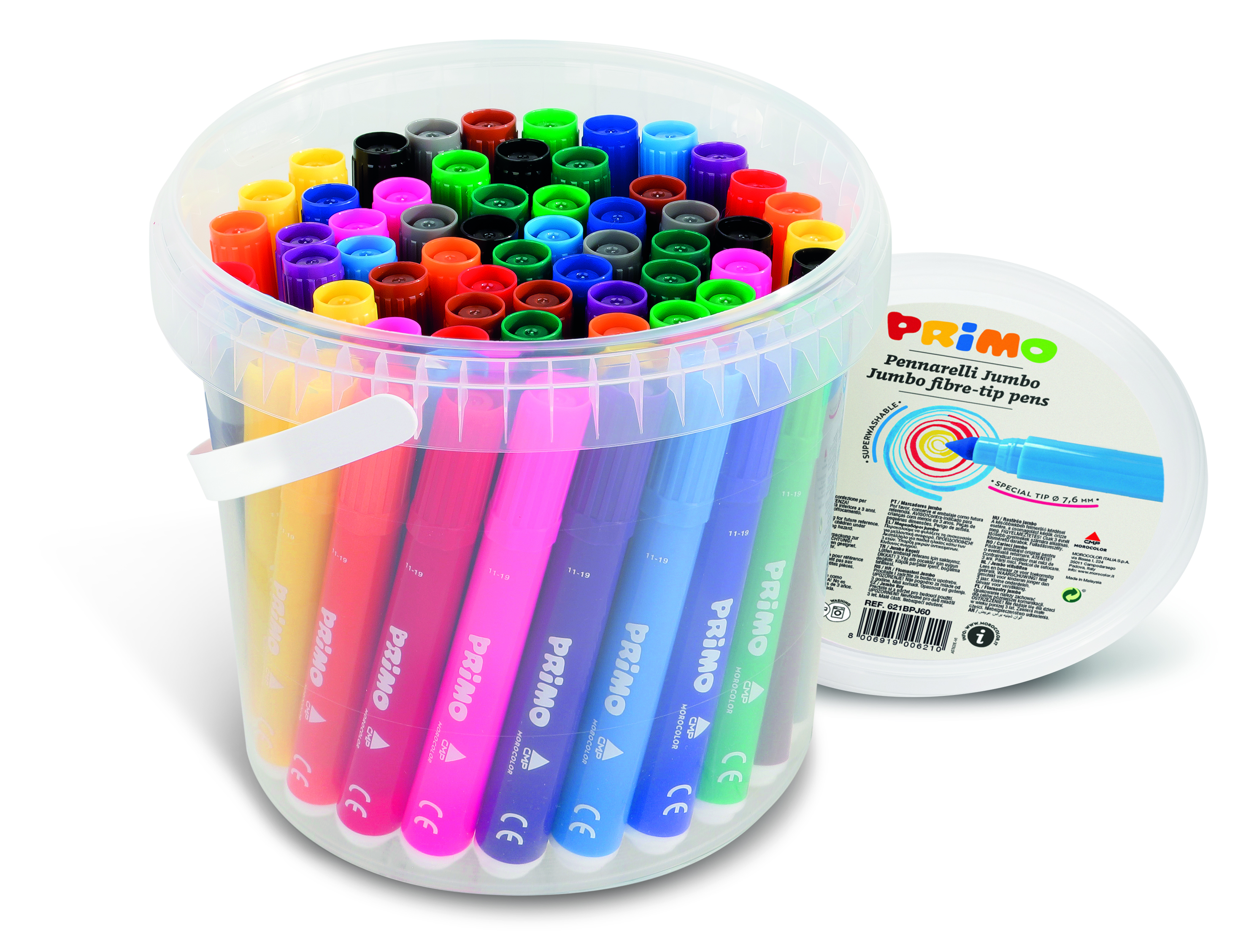 PRIMO jumbo fiber pens 60s cups