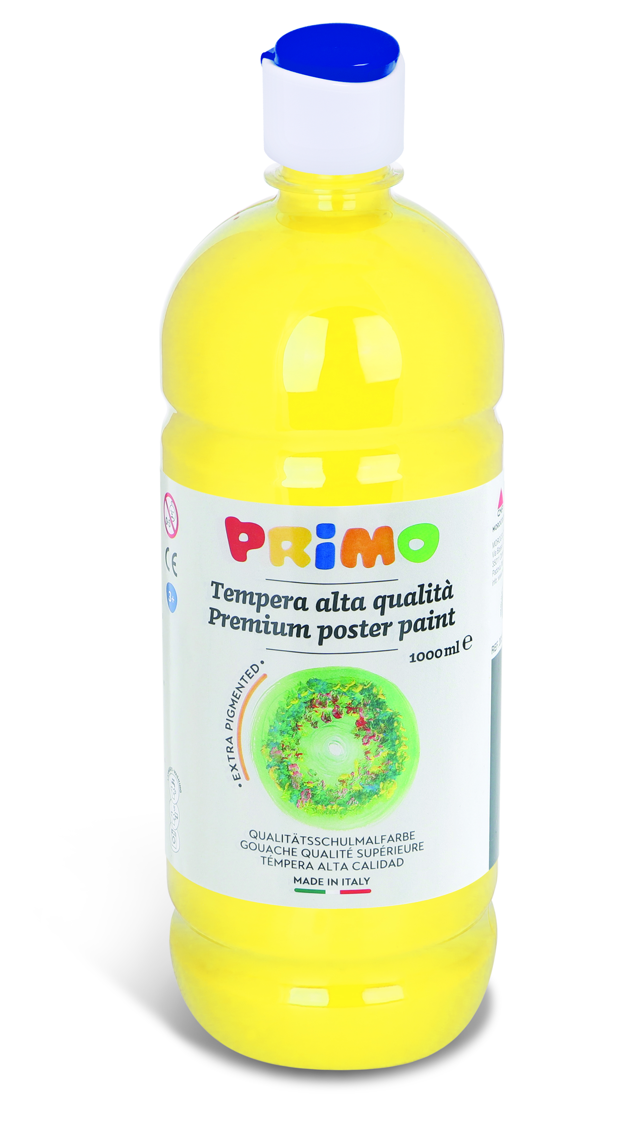PRIMO tempera paint 1l lemon yellow