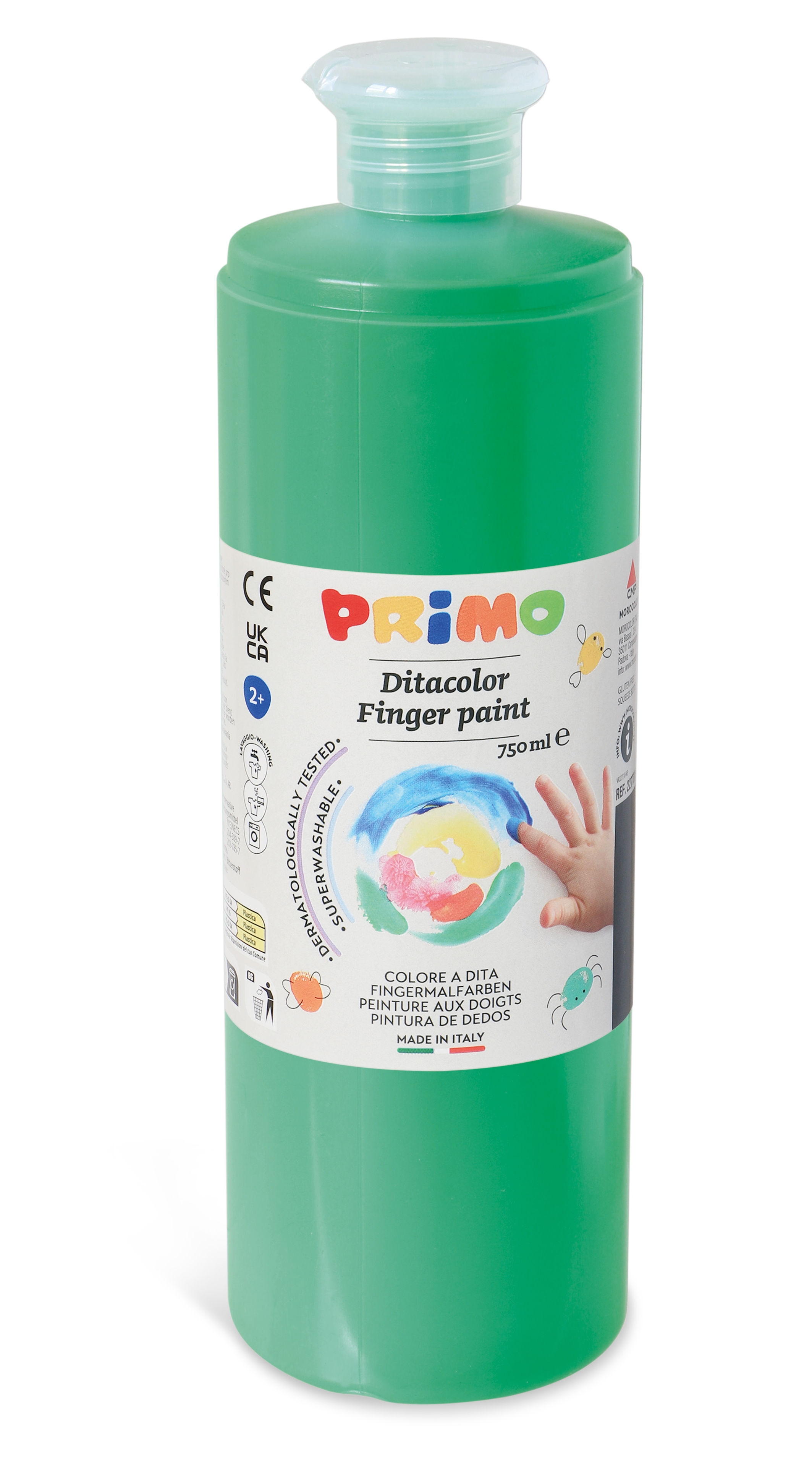 PRIMO finger paint 750ml bright green