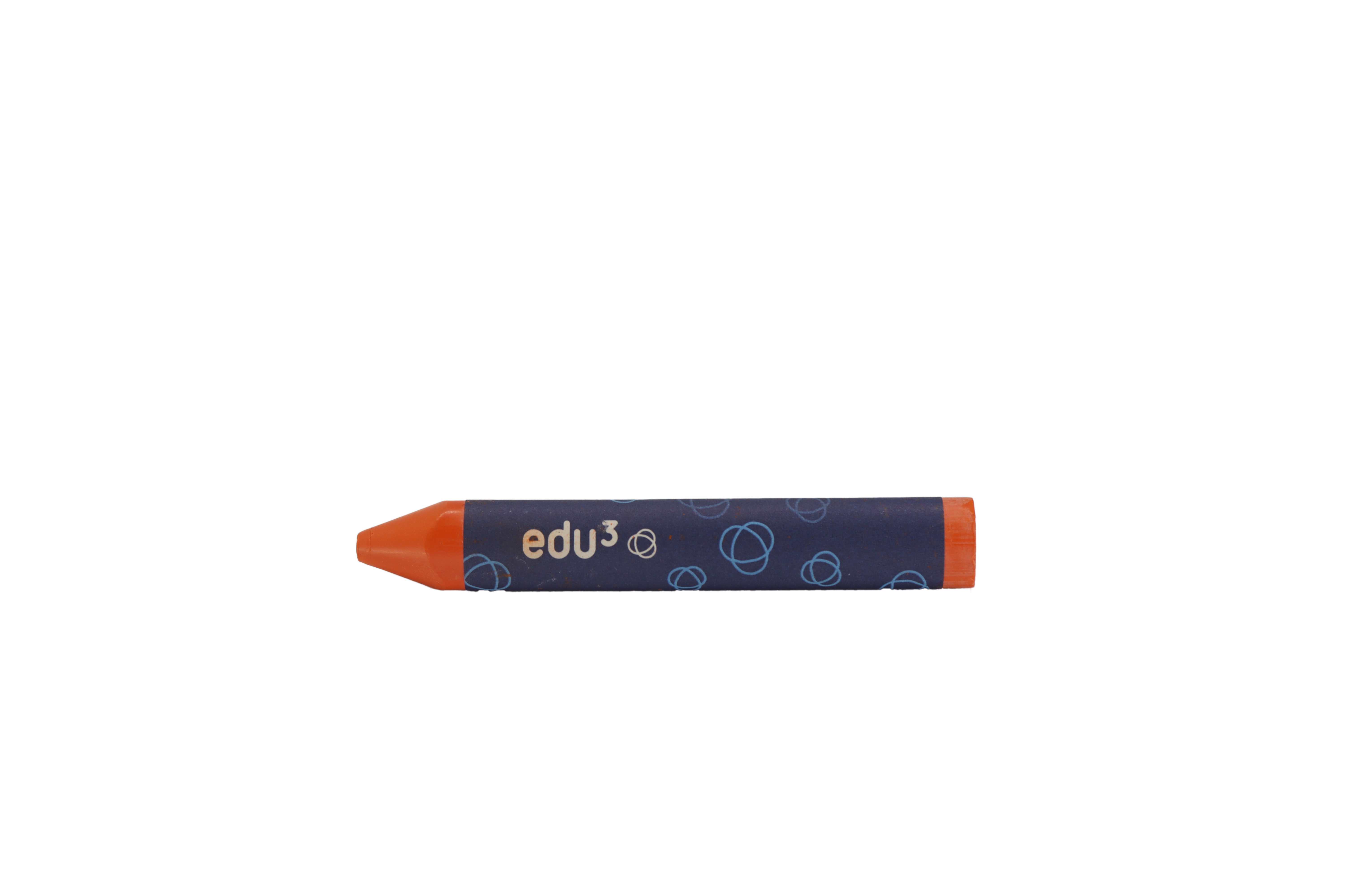 edu³ PRIME Jumbo wax crayons orange