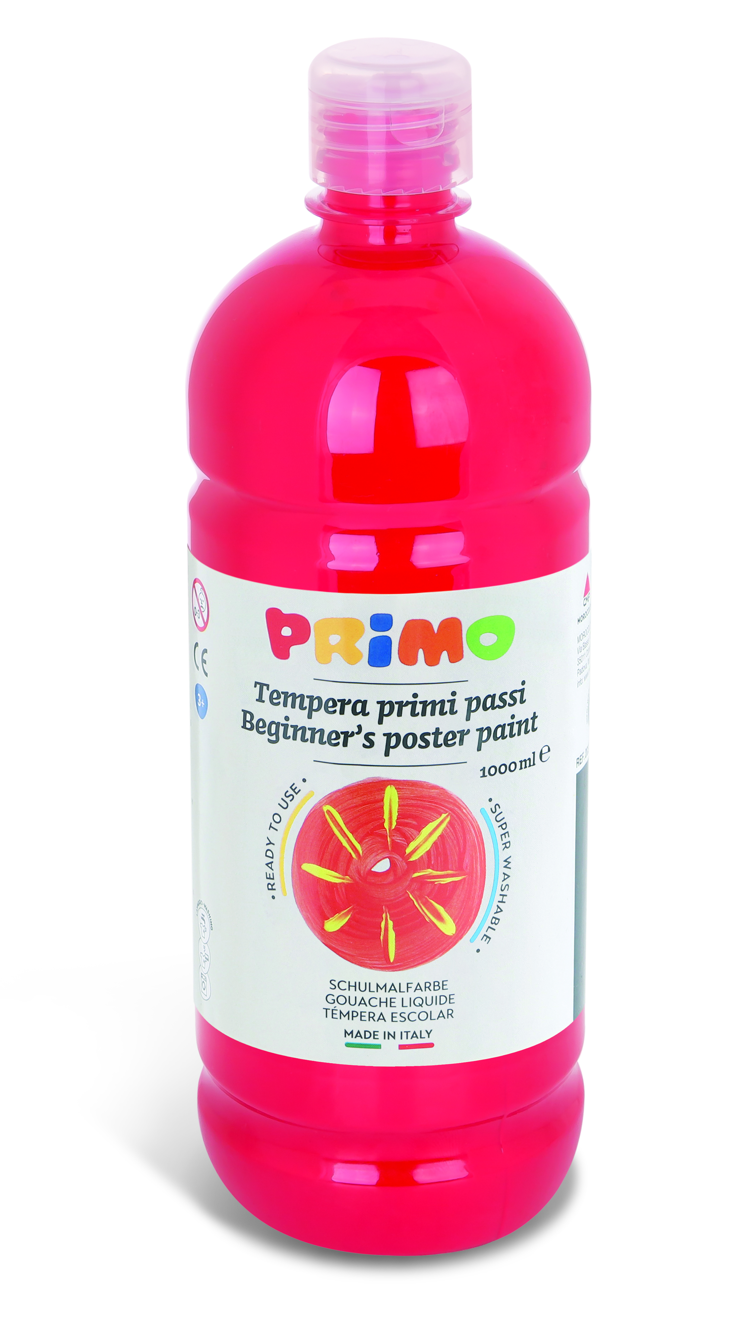 PRIMO tempera paint "Beginner's" 1l vermillion