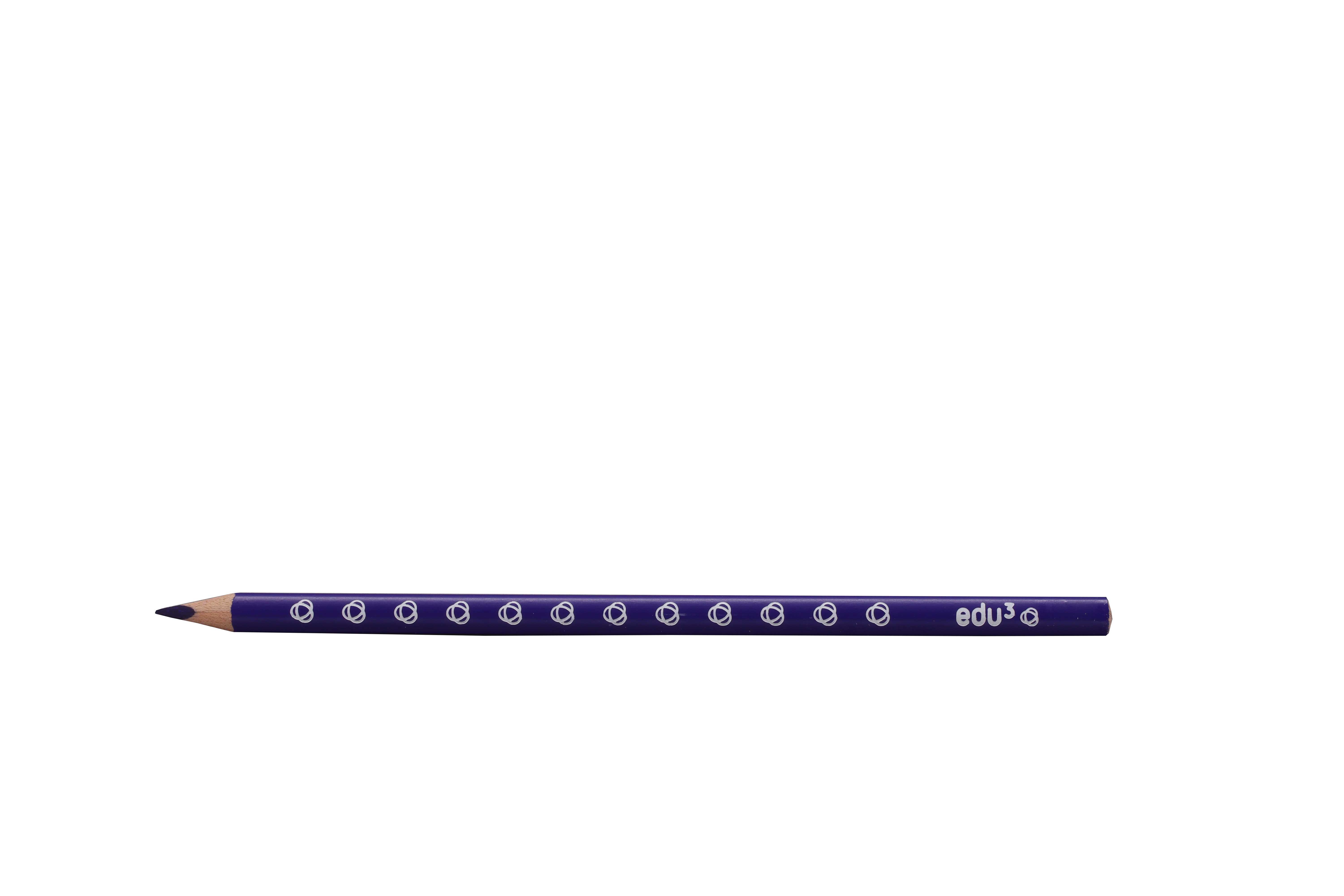 edu³ colored pencil tri violet