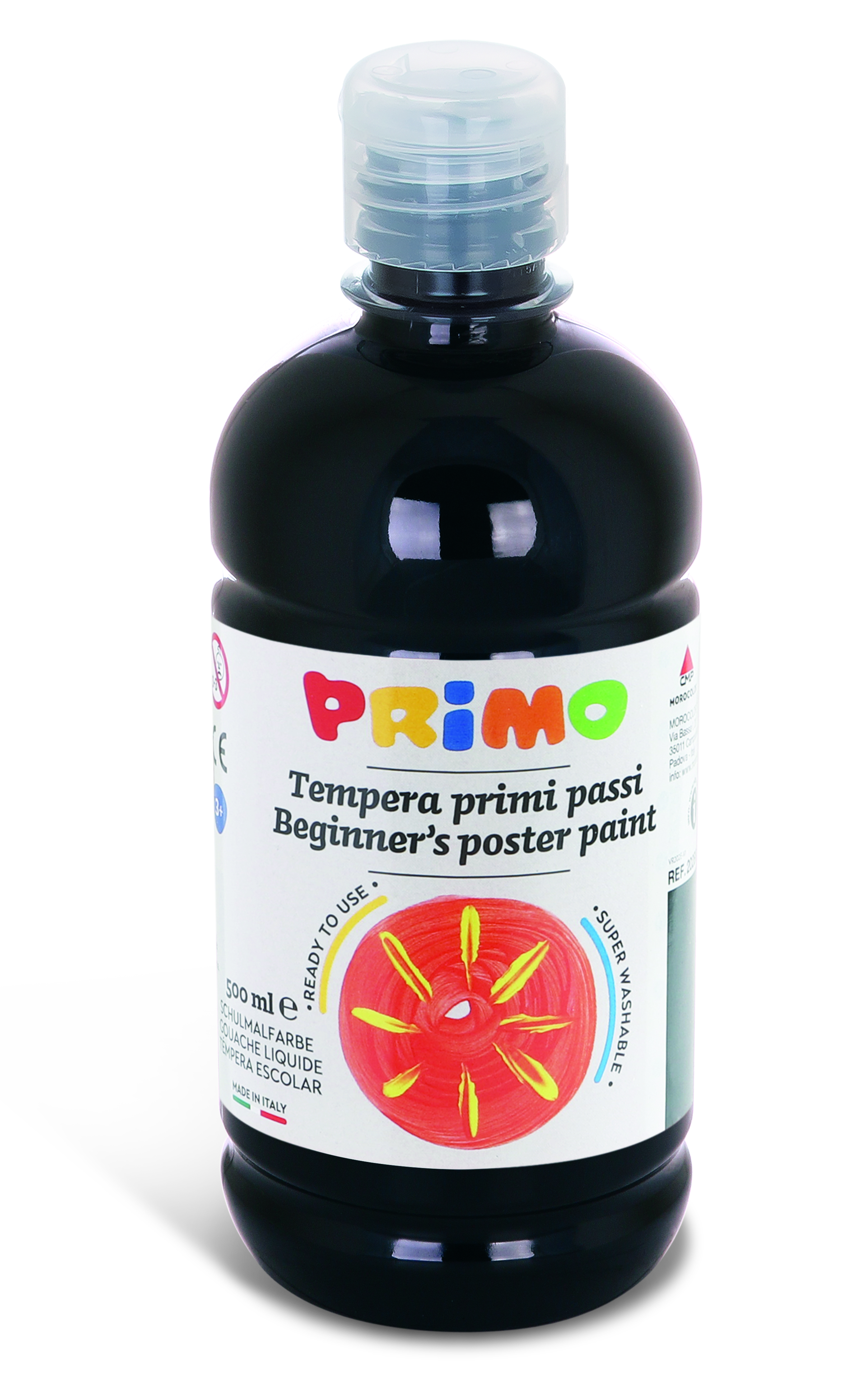 PRIMO tempera paint "Beginner’s" 500ml black