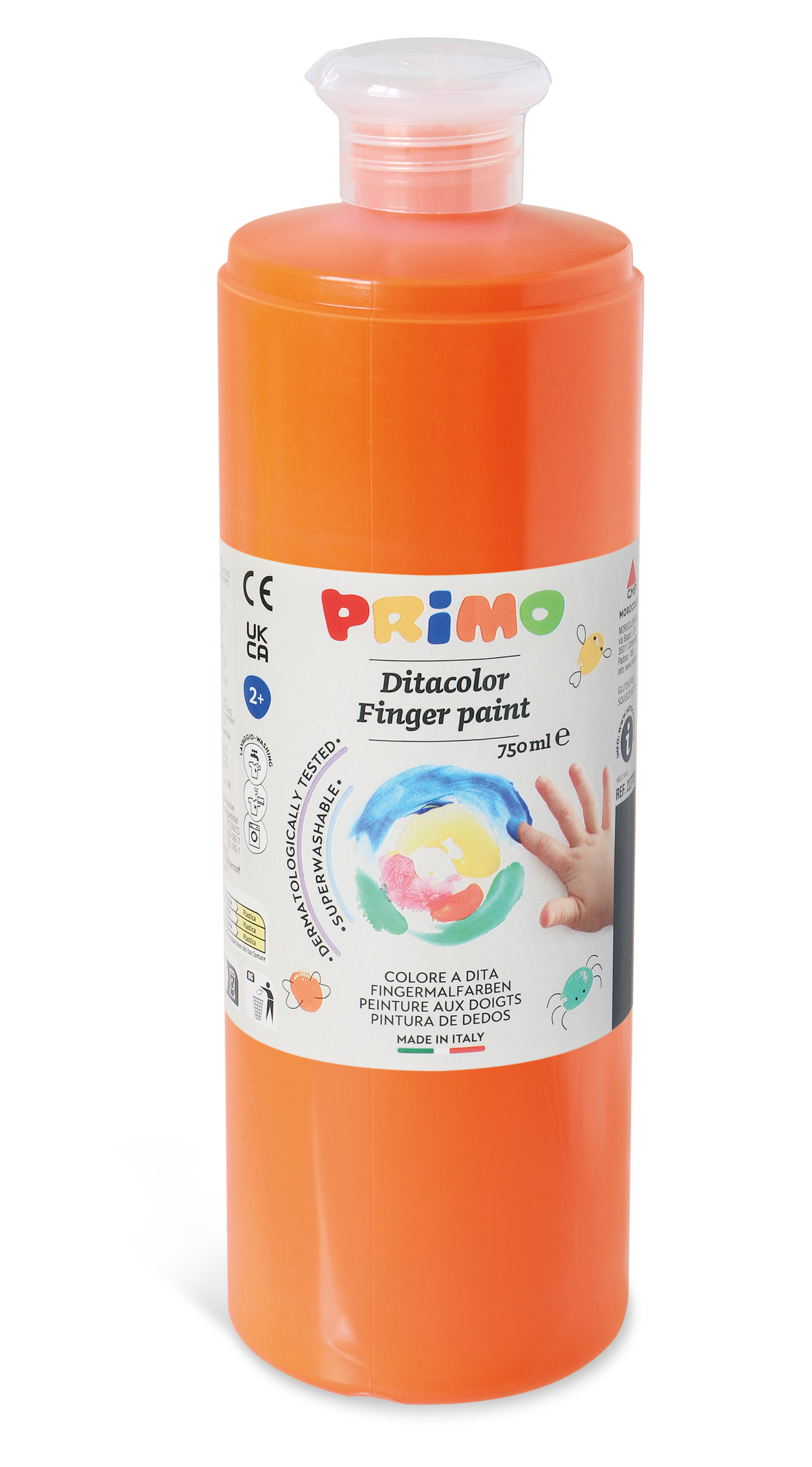 PRIMO Fingerfarbe 750ml orange