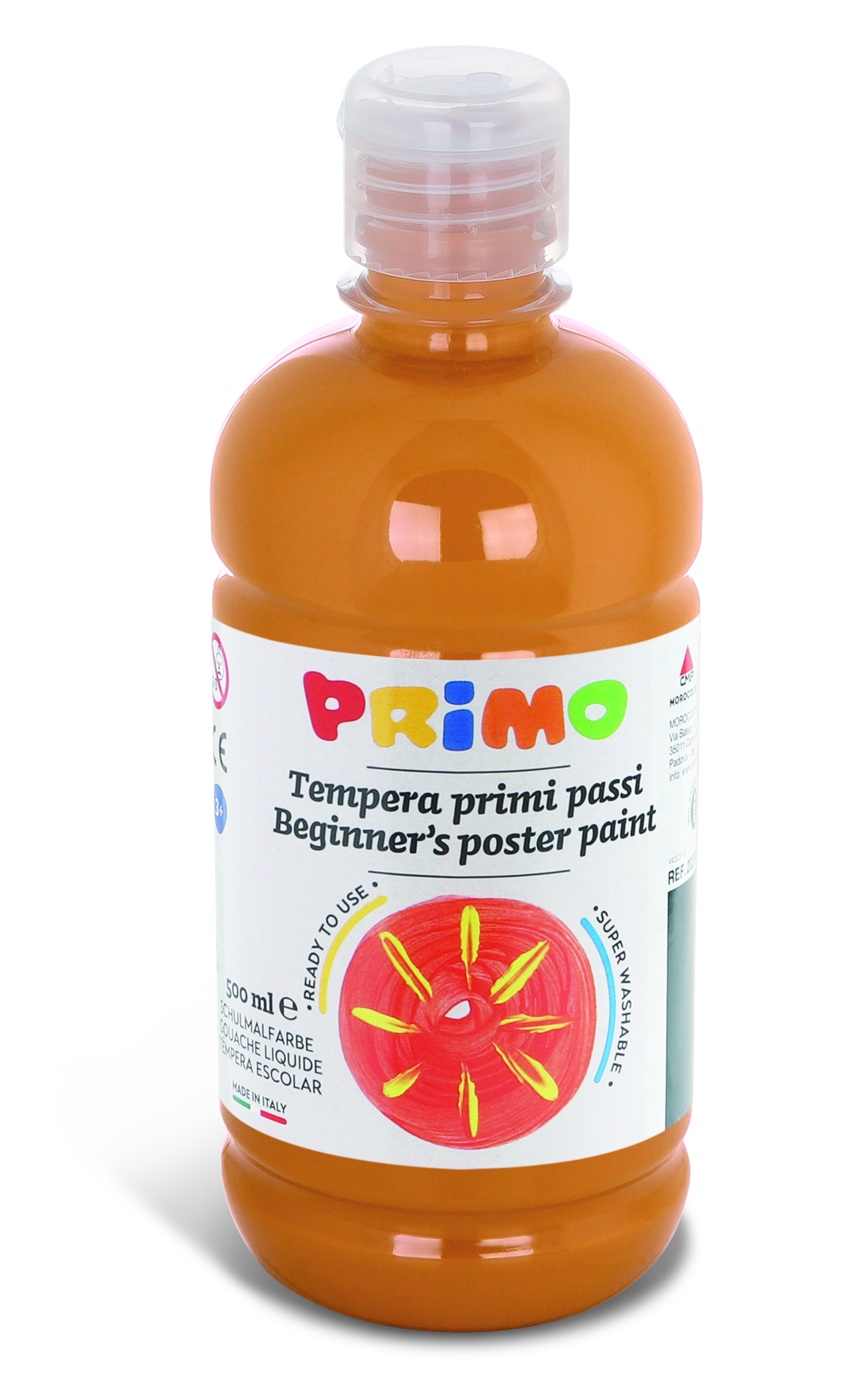 PRIMO Temperafarbe "Erste Schritte" 500ml ocker