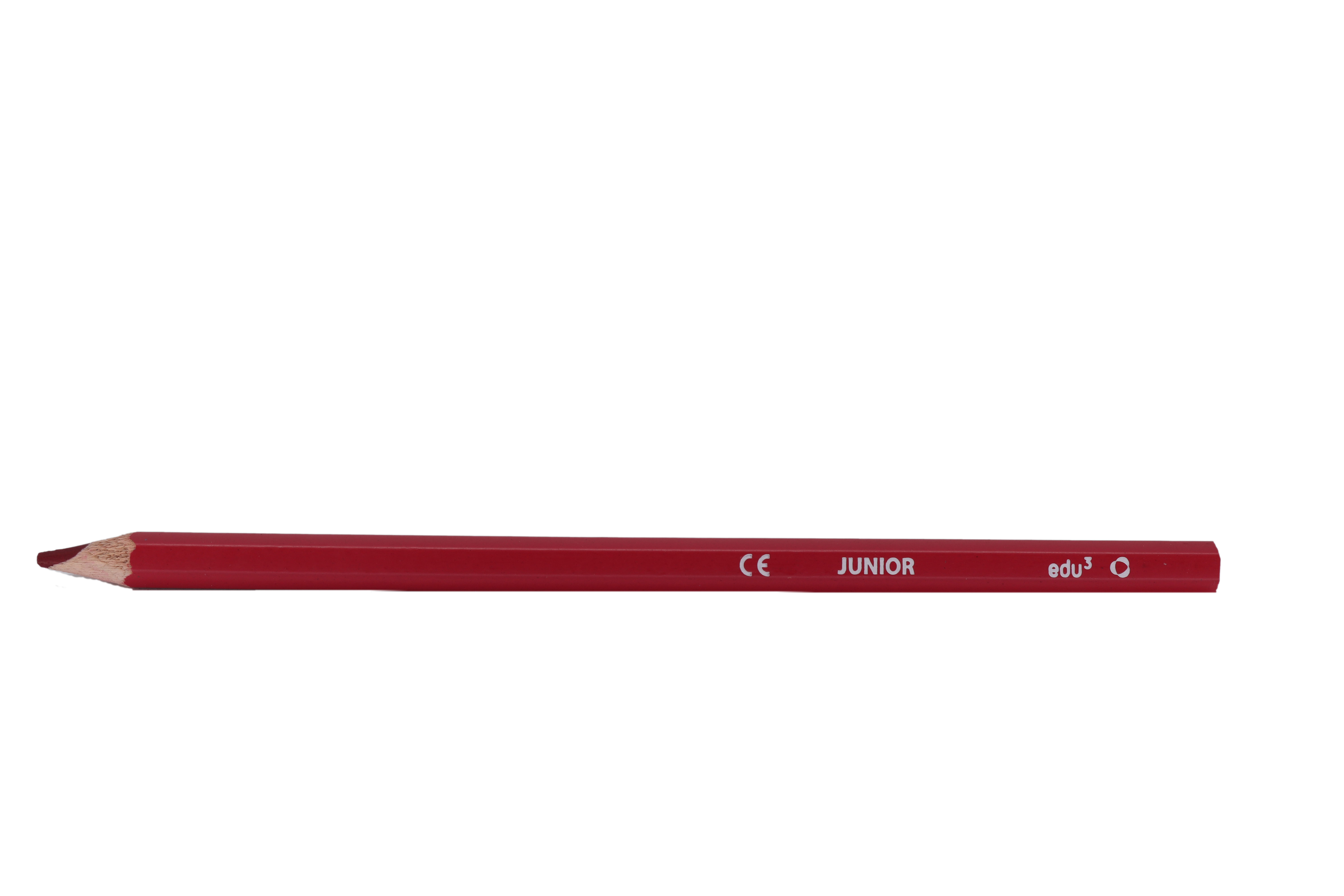 edu³ JUNIOR colored pencils hex dark red