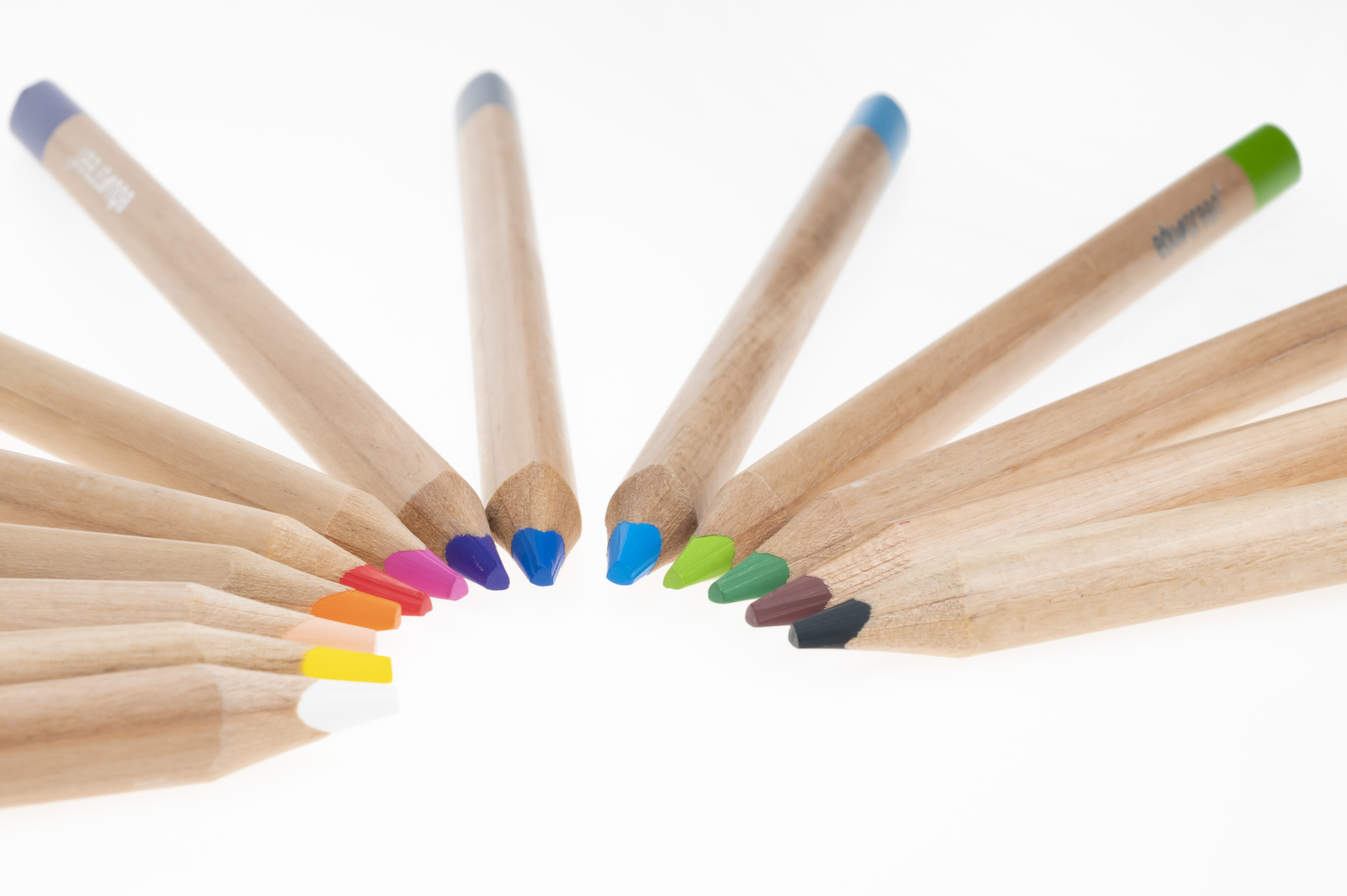 edugreen colored pencil tri round tube
