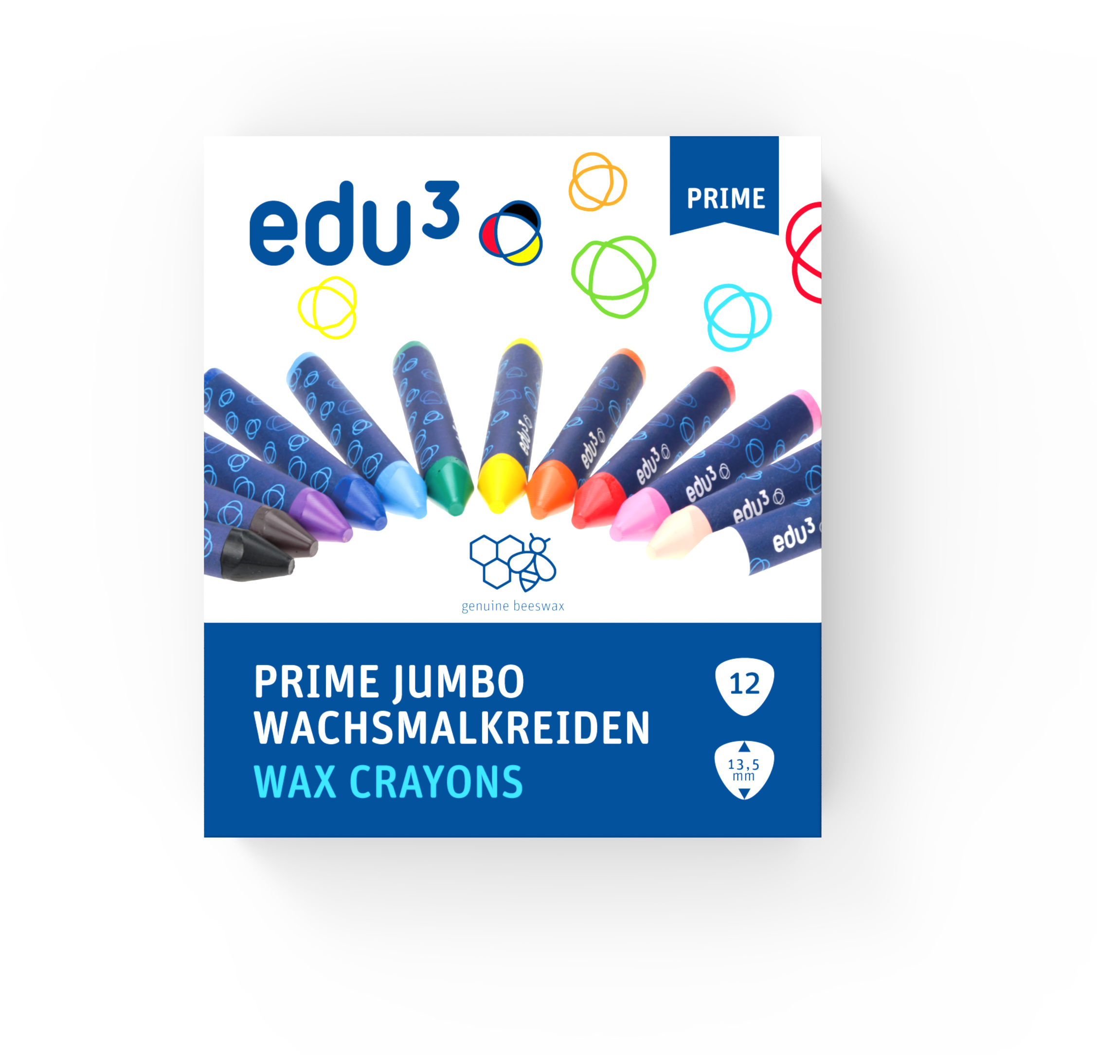 edu³ PRIME Jumbo wax crayons Set