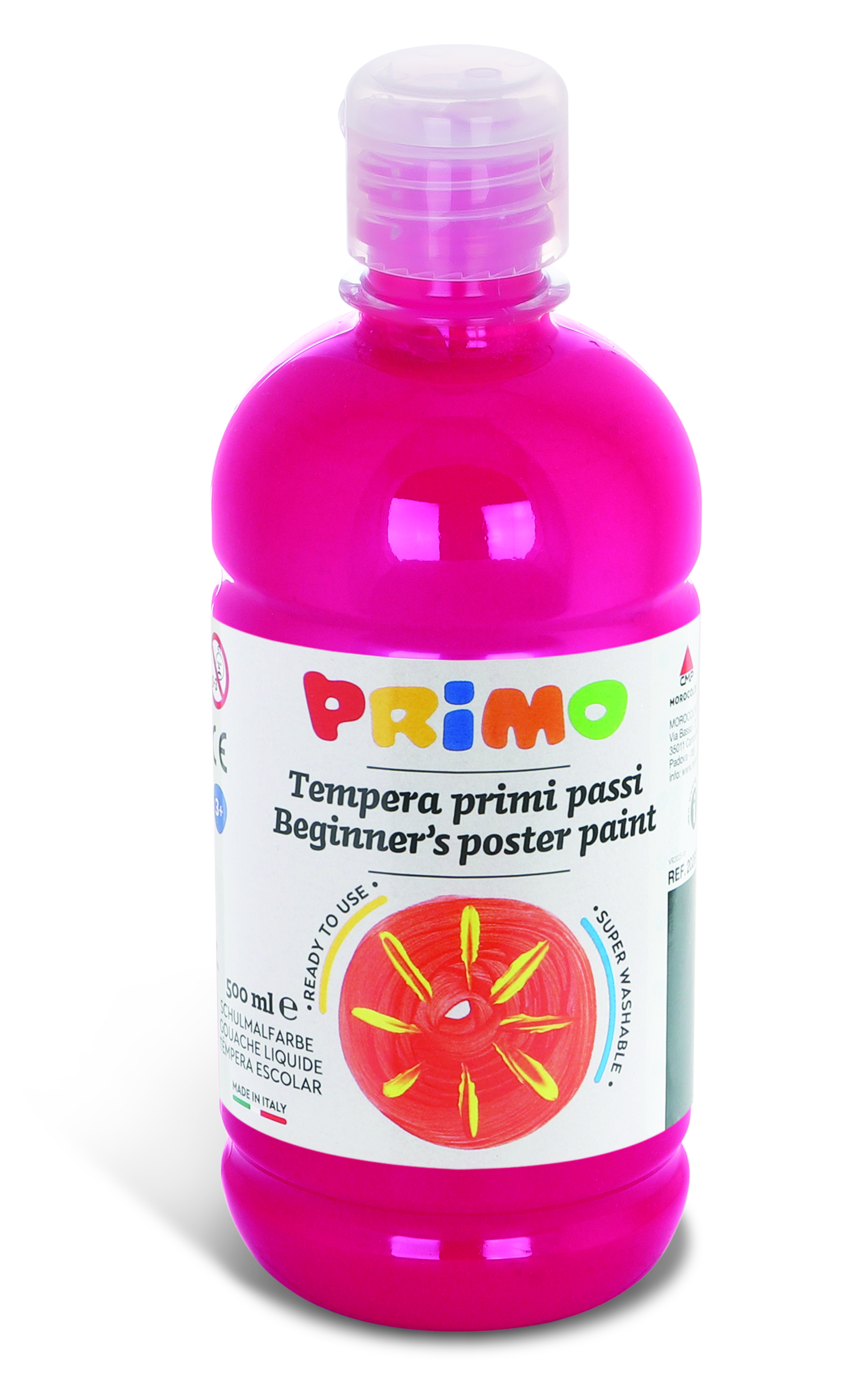 PRIMO Temperafarbe "Erste Schritte" 500ml Primärrot