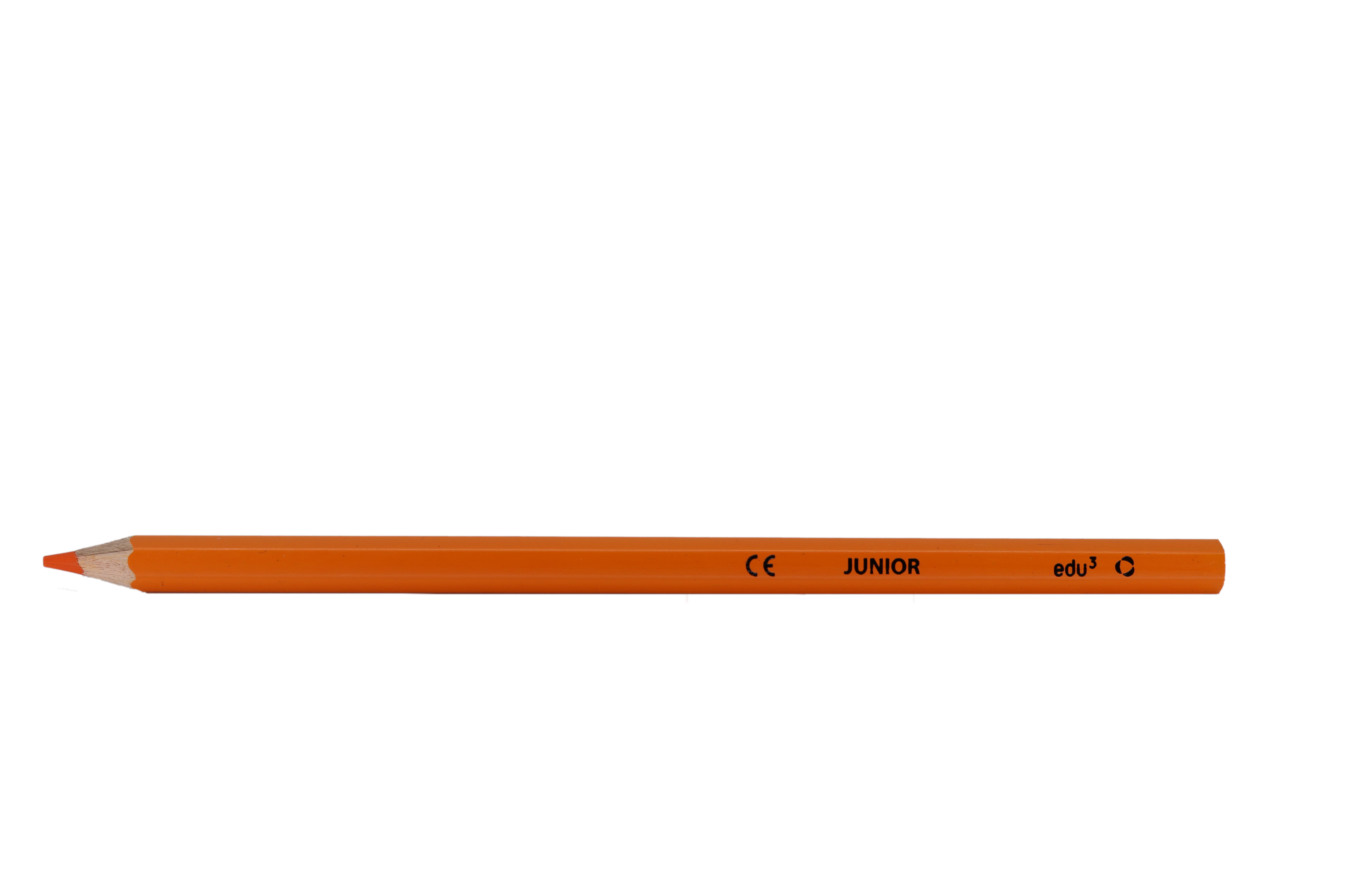 edu³ JUNIOR colored pencils hex orange