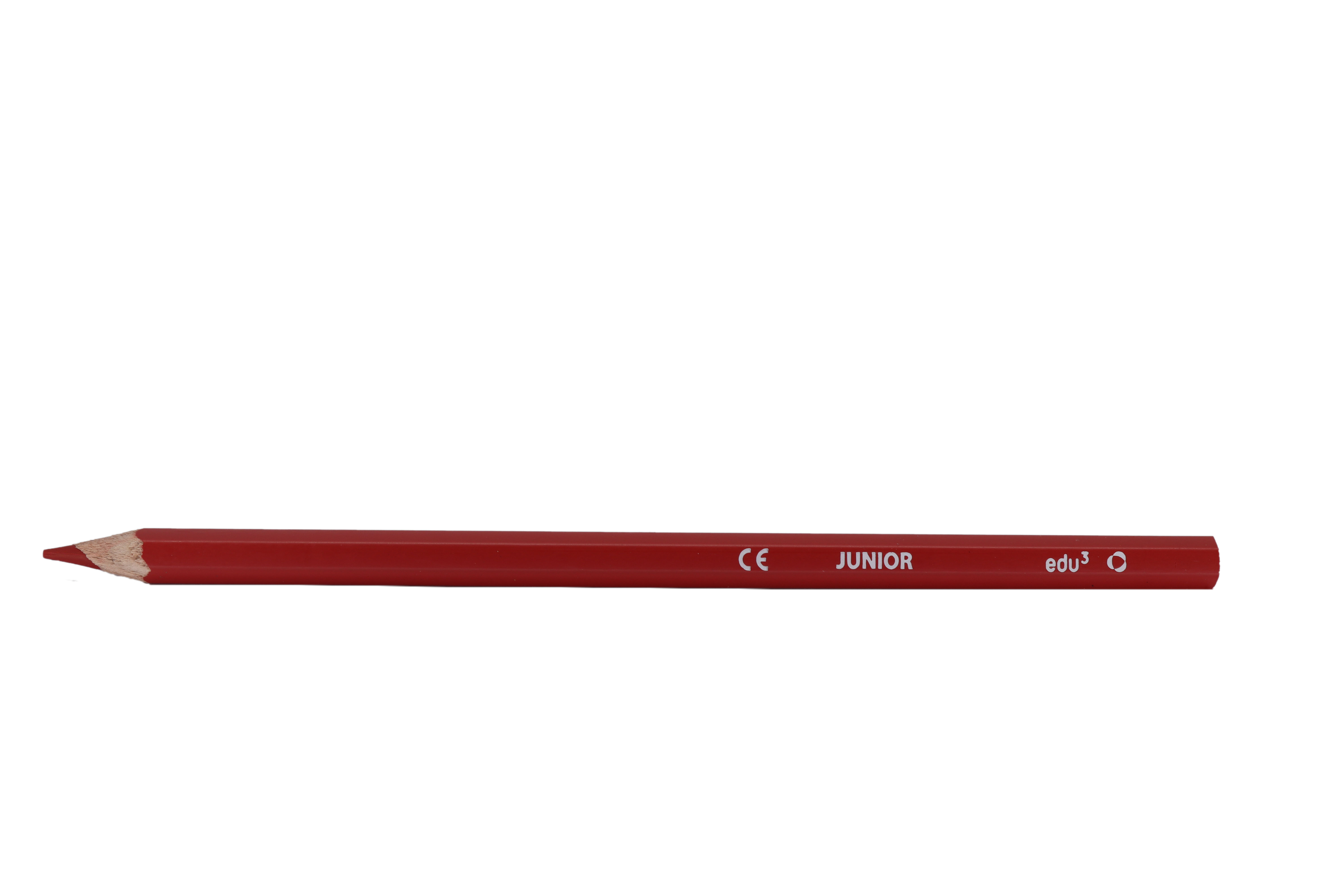 edu³ JUNIOR colored pencils hex red
