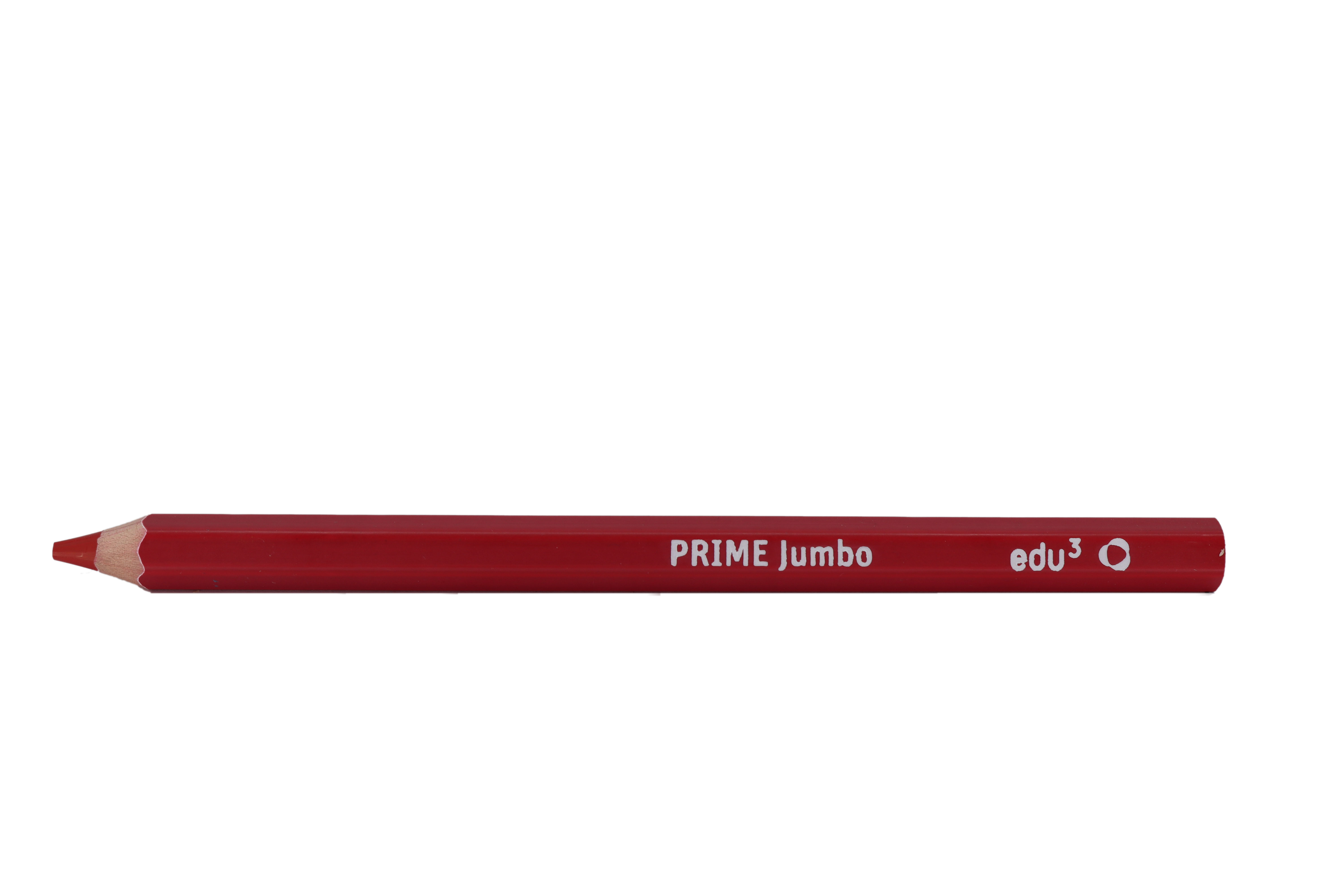 edu³ PRIME Jumbo colored pencils hex red