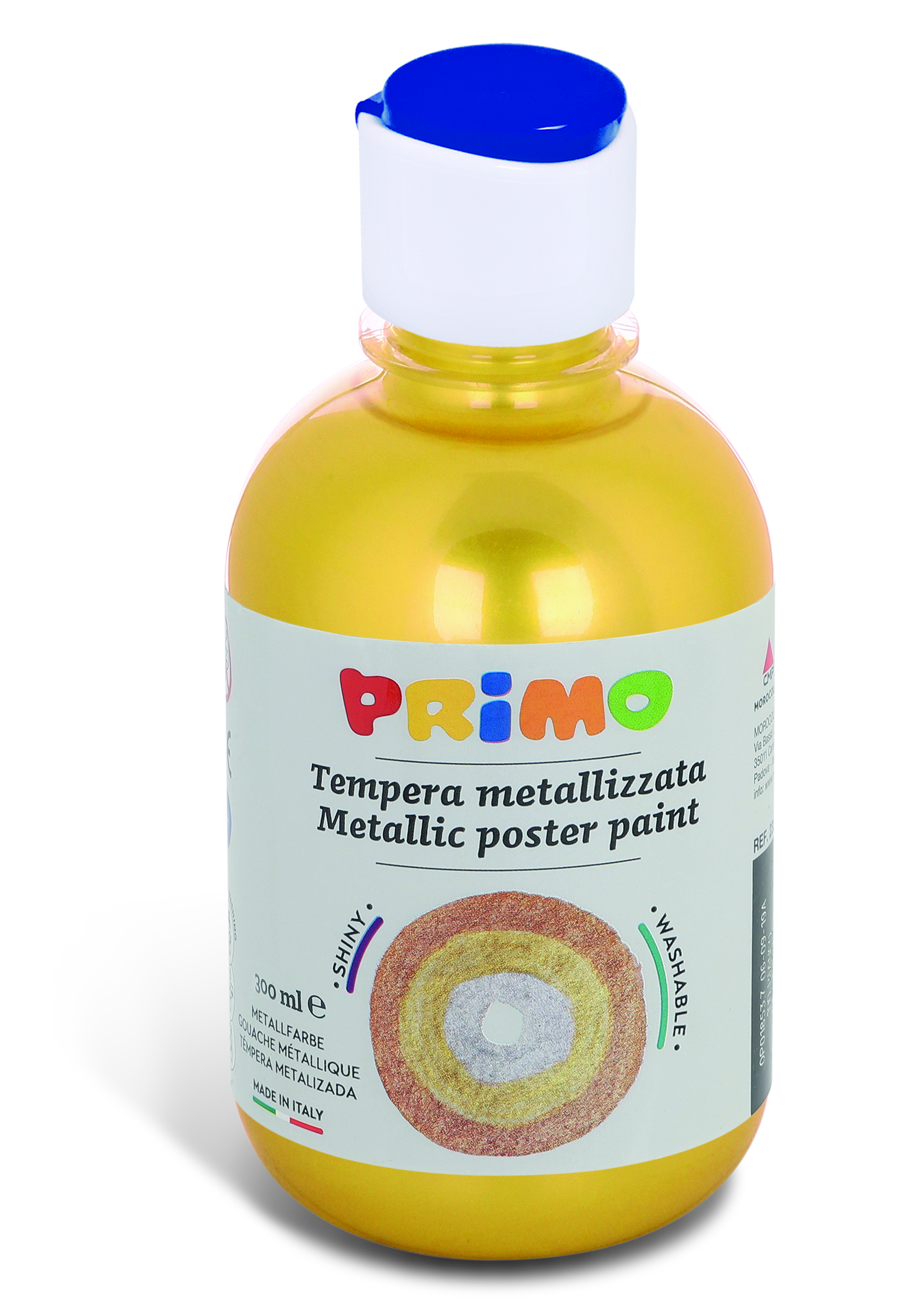 PRIMO Temperafarbe Metall 300ml gelb