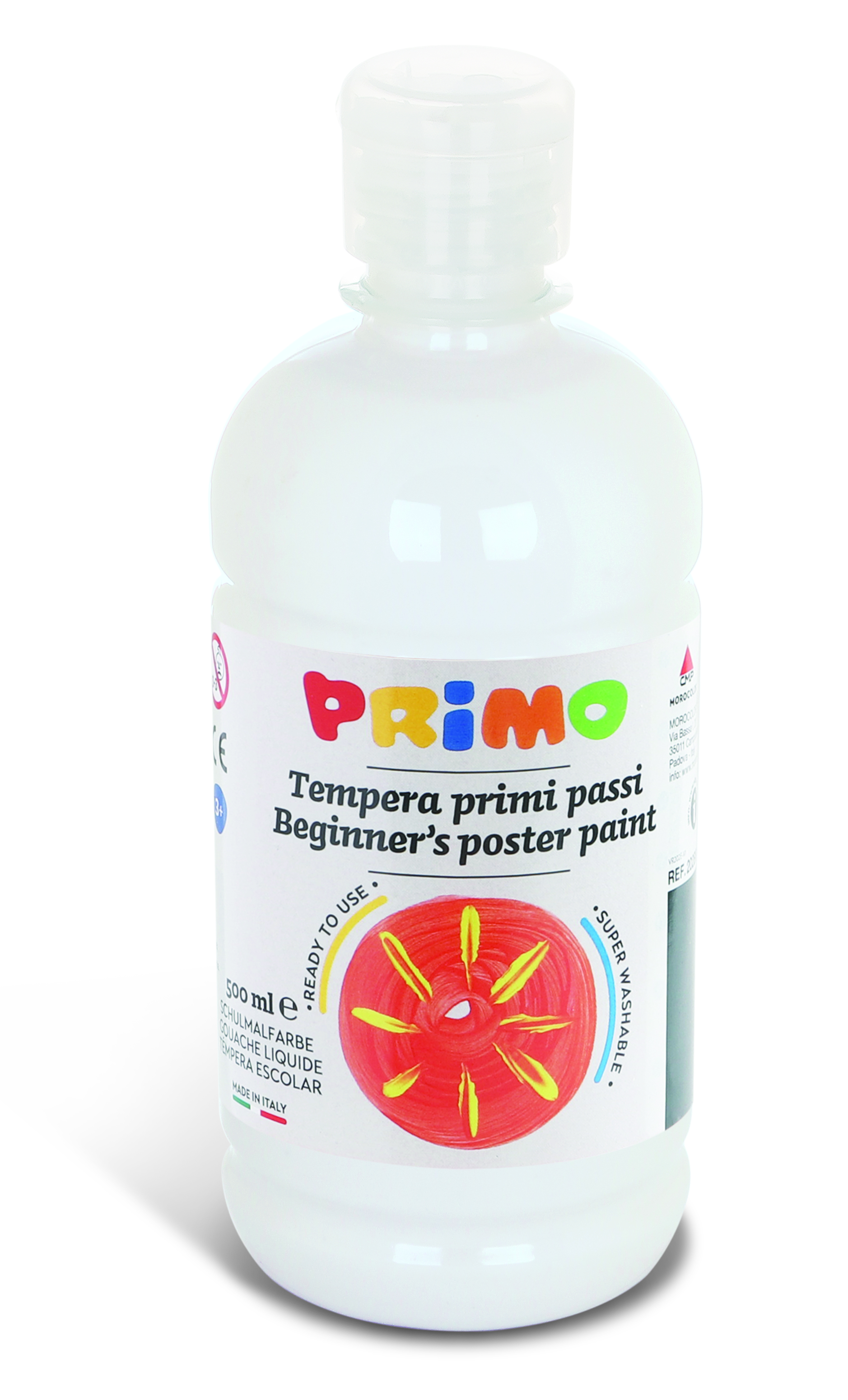 PRIMO tempera paint "Beginner’s" 500ml white