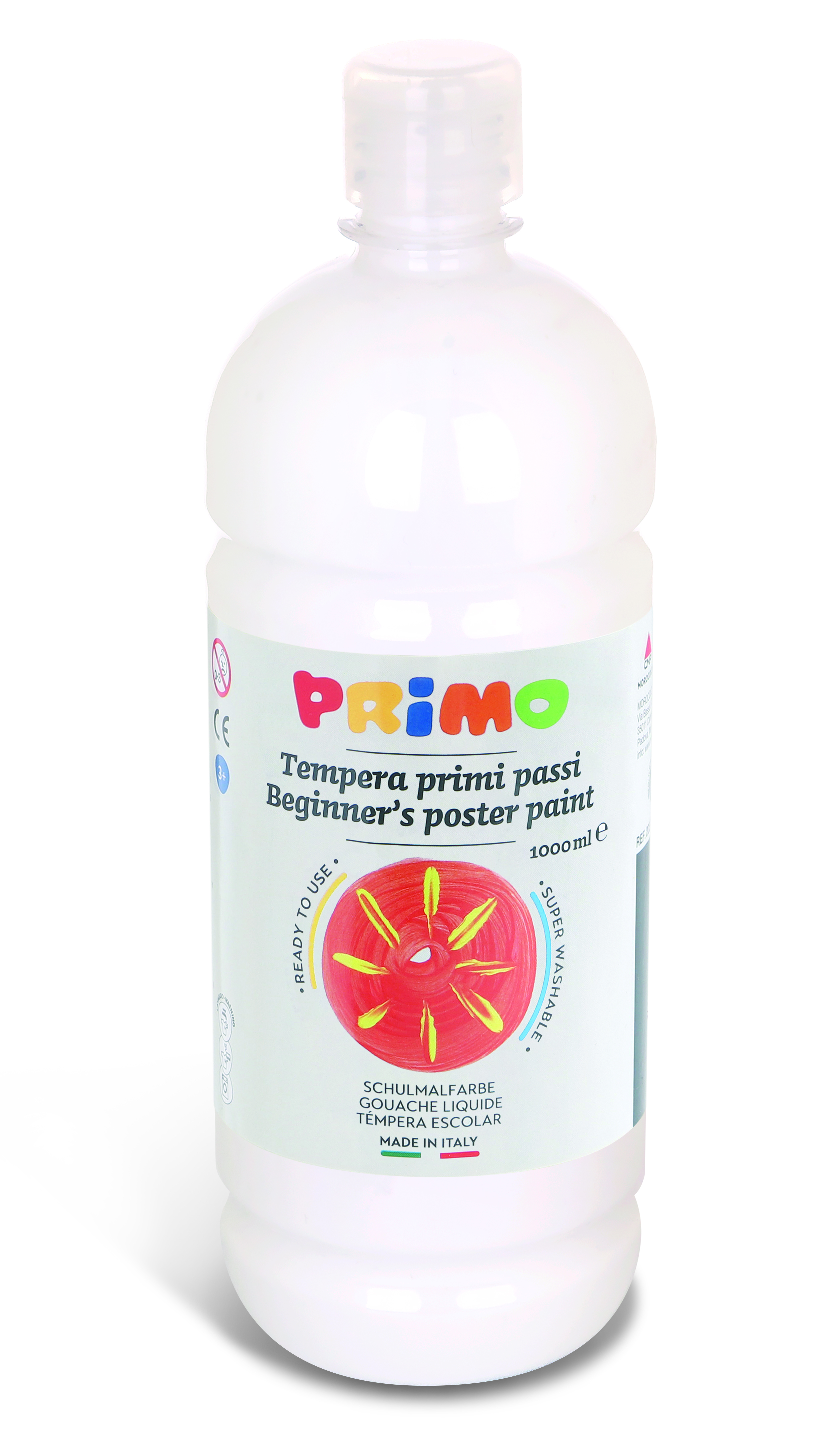 PRIMO tempera paint "Beginner's" 1l white