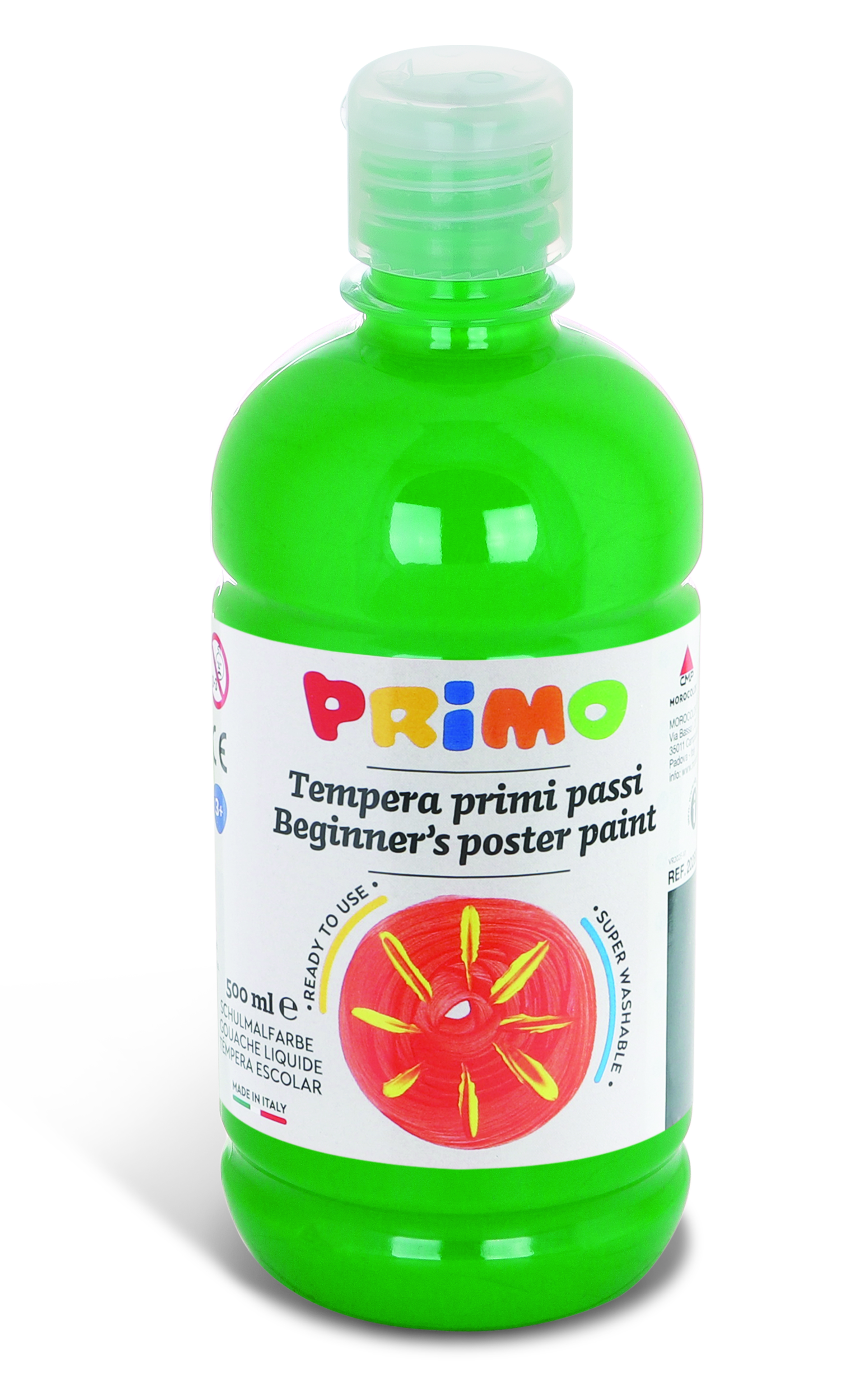 PRIMO tempera paint "Beginner’s" 500ml bright green