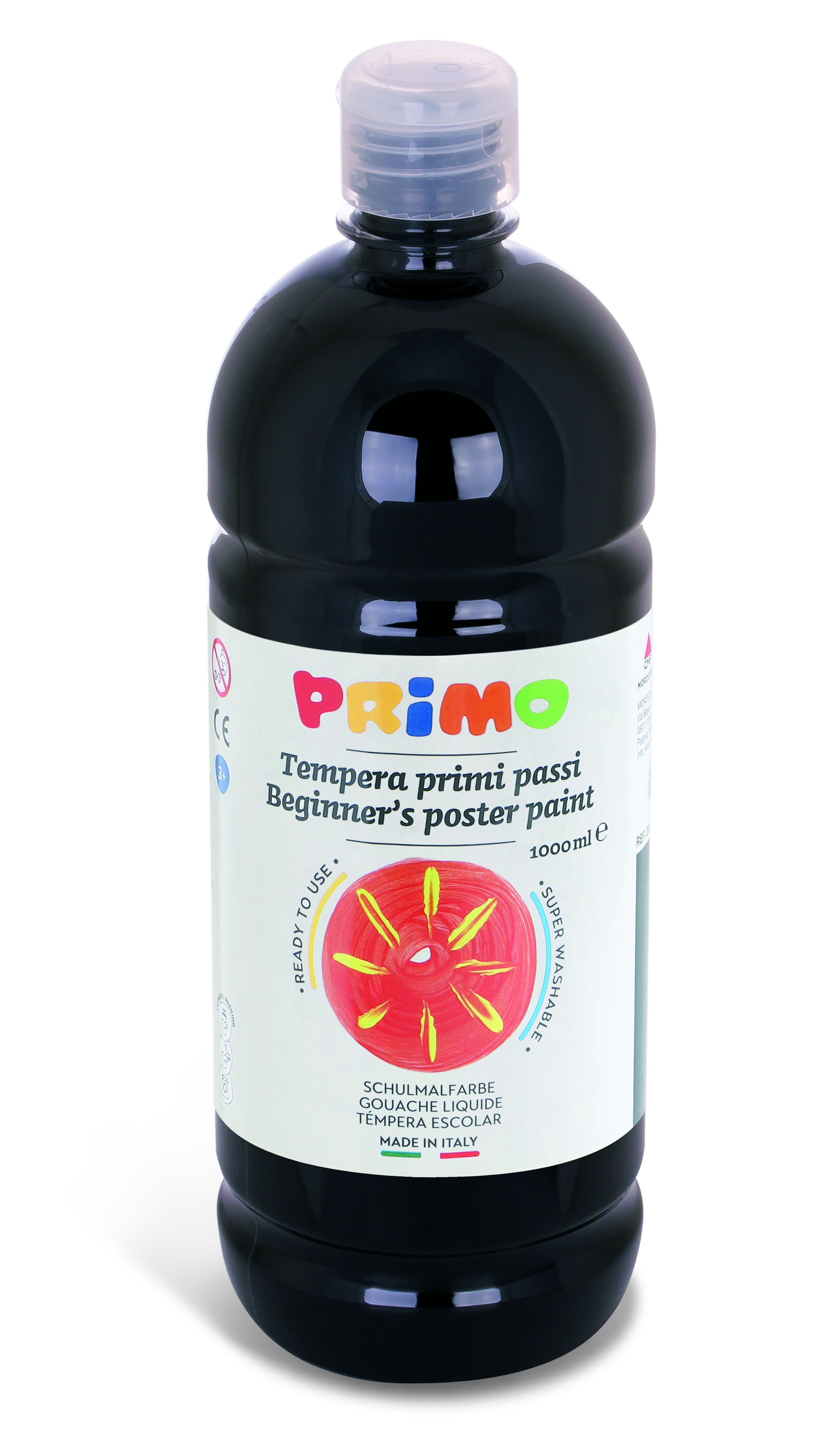 PRIMO tempera paint "Beginner's" 1l black