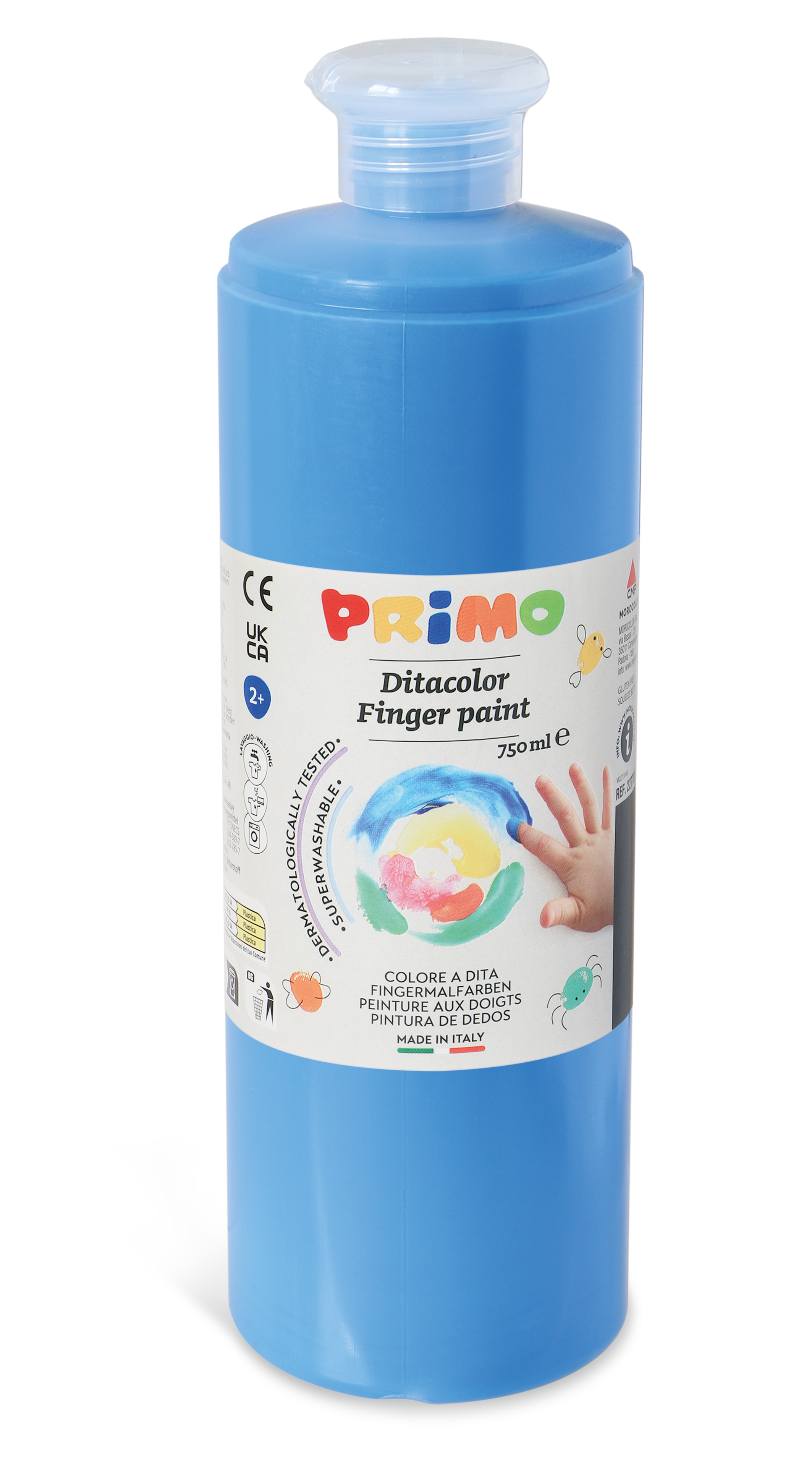 PRIMO Fingerfarbe 750ml blau