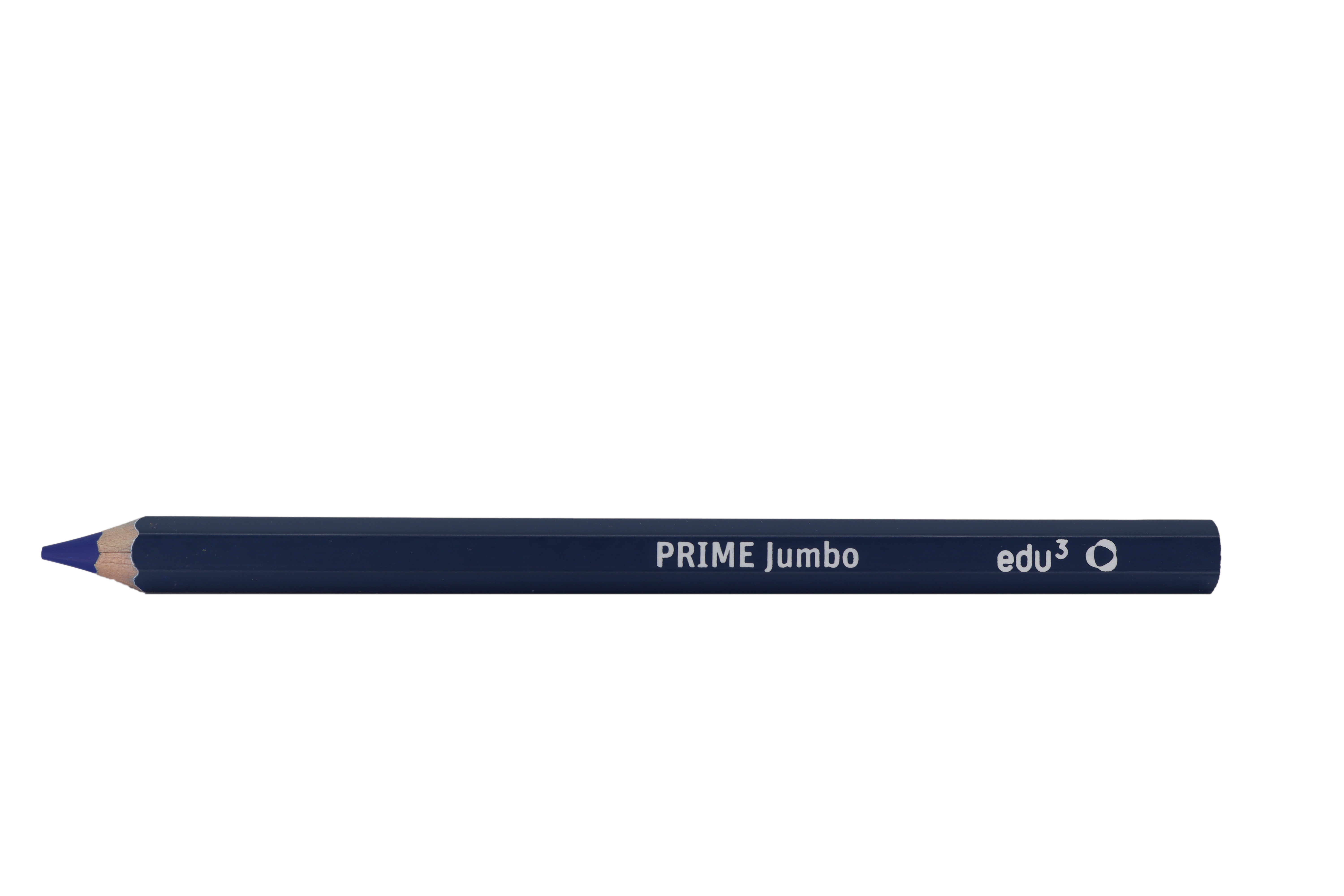 edu³ PRIME Jumbo Buntstifte sechskant blau