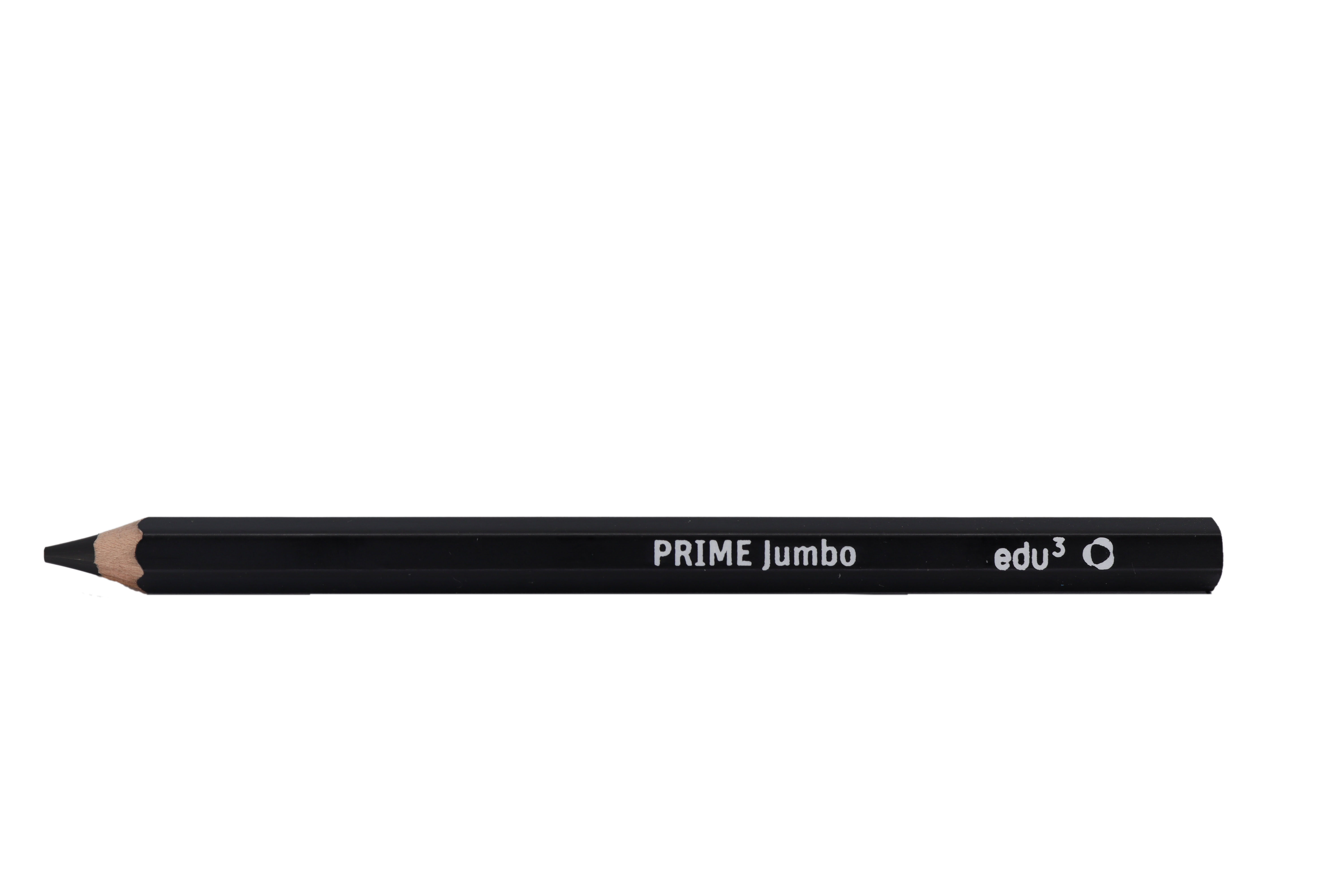 edu³ PRIME Jumbo colored pencils hex black