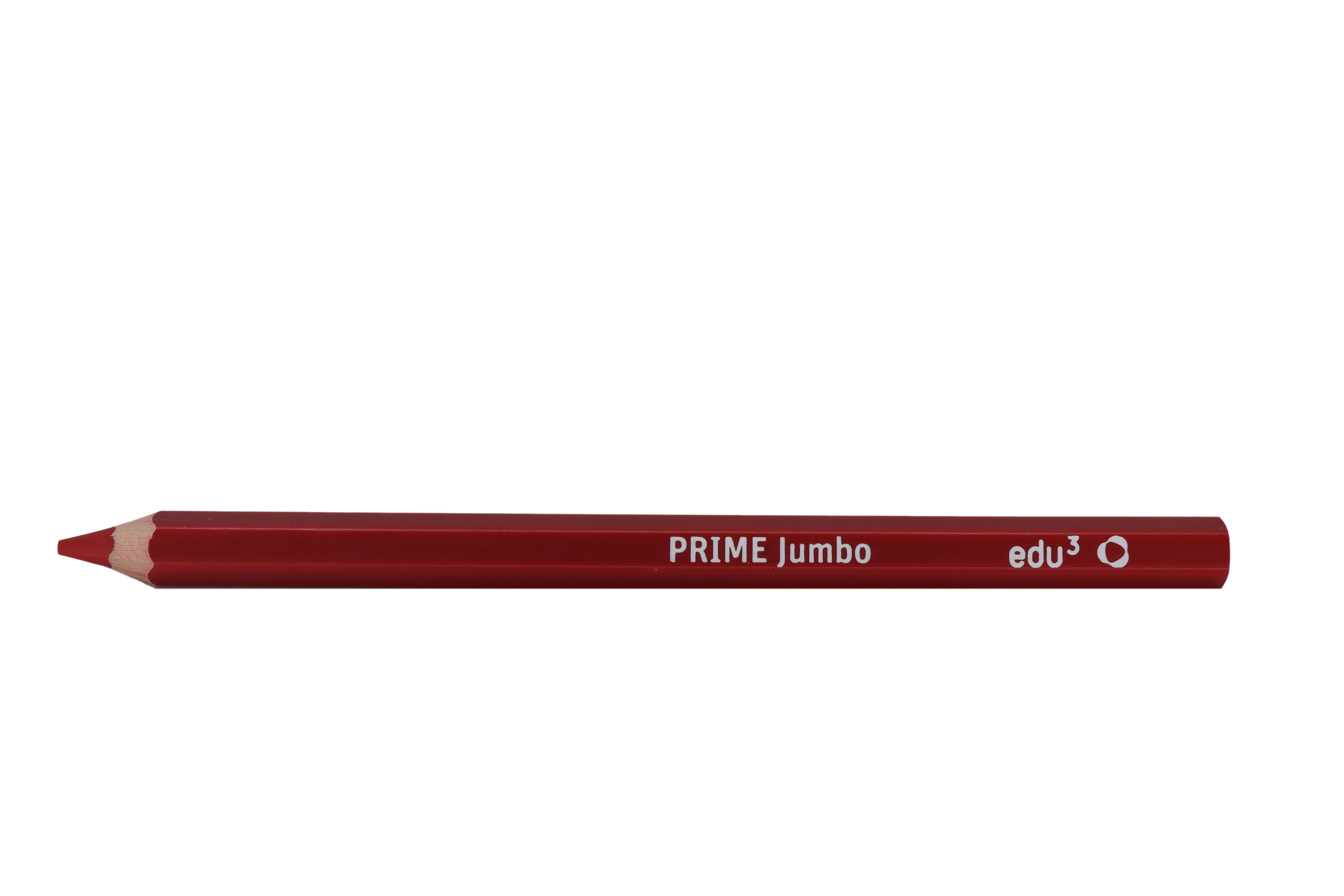 edu³ PRIME Jumbo colored pencils hex dark red