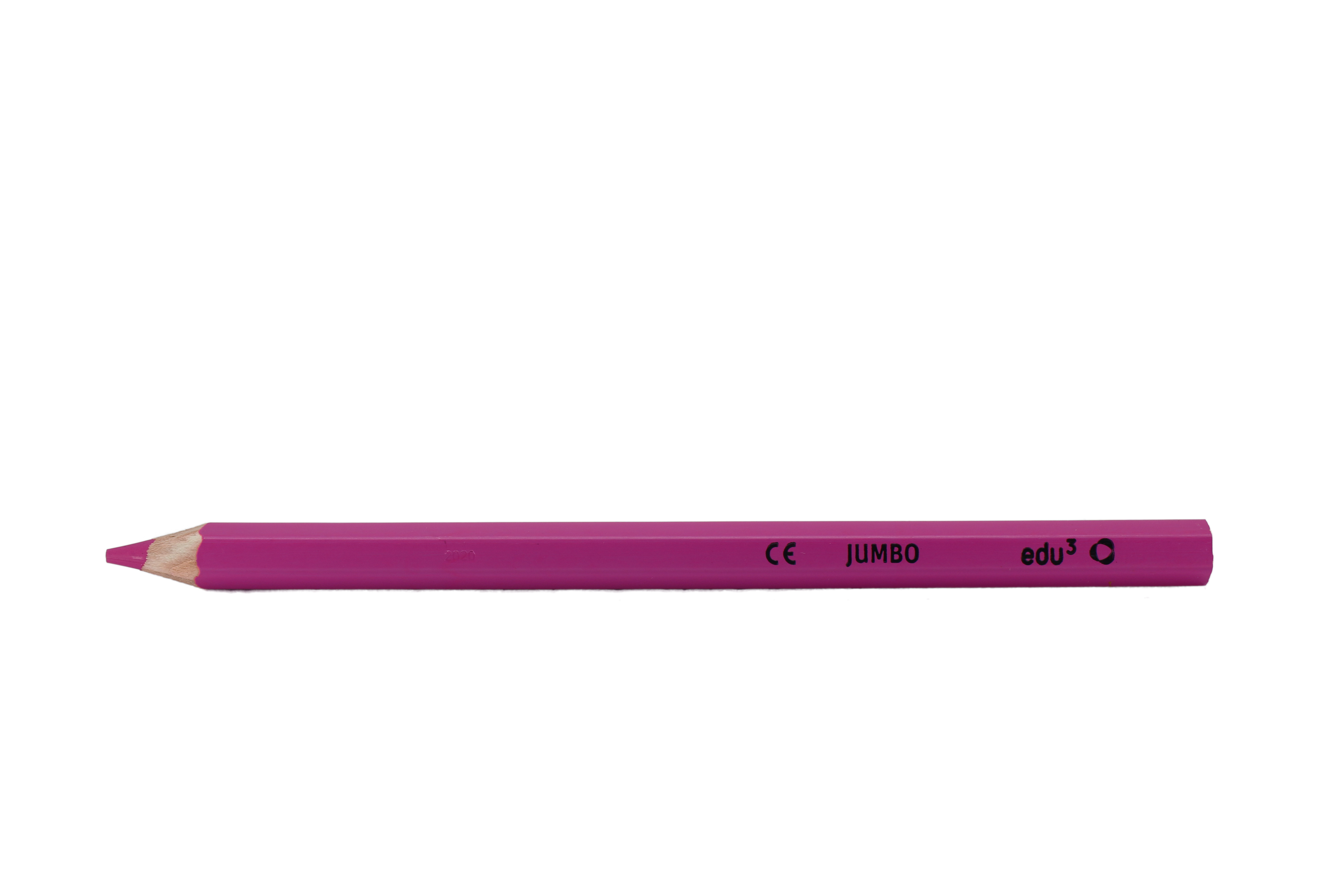 edu³ Jumbo colored pencils hex pink