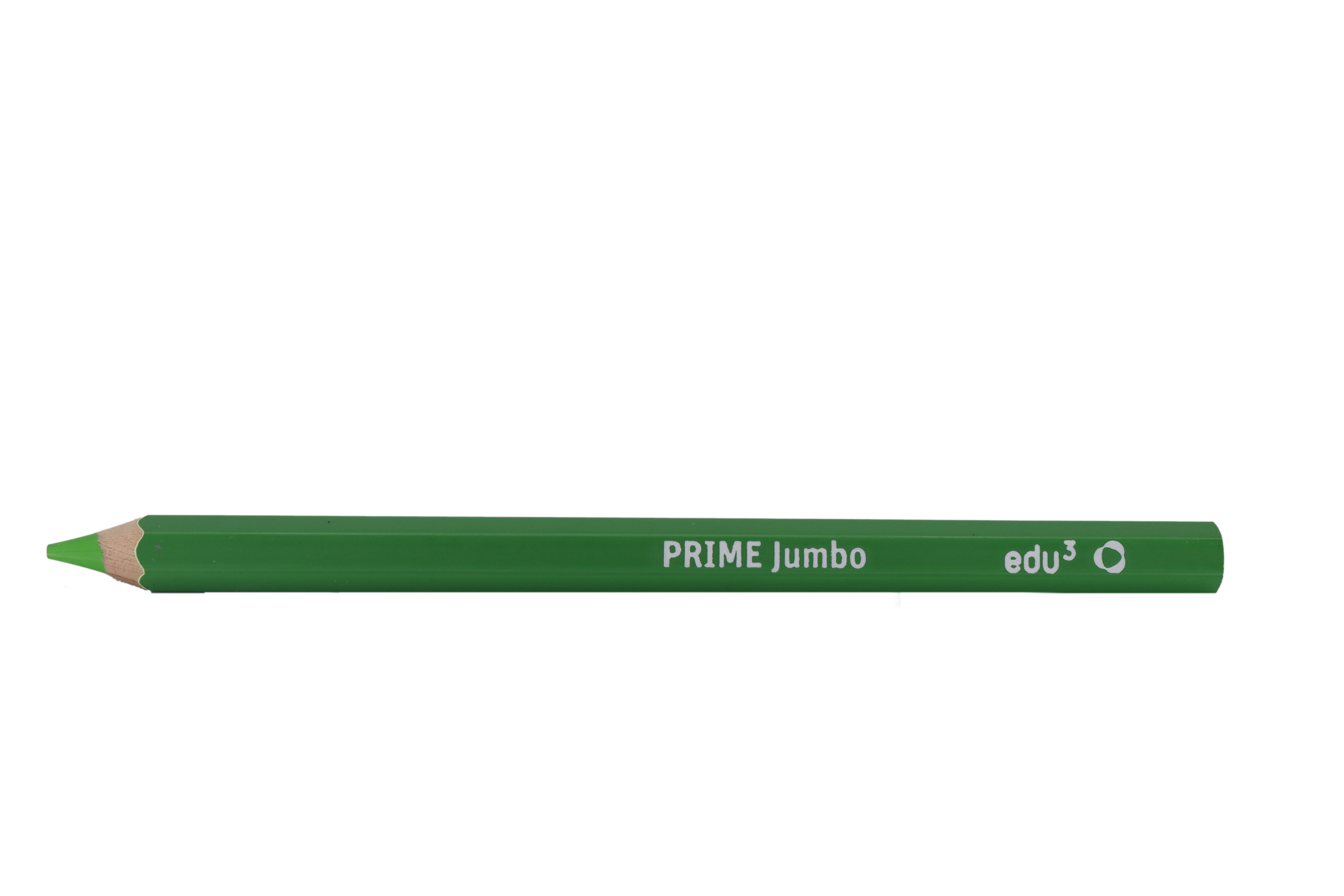 edu³ PRIME Jumbo Buntstifte sechskant hellgrün