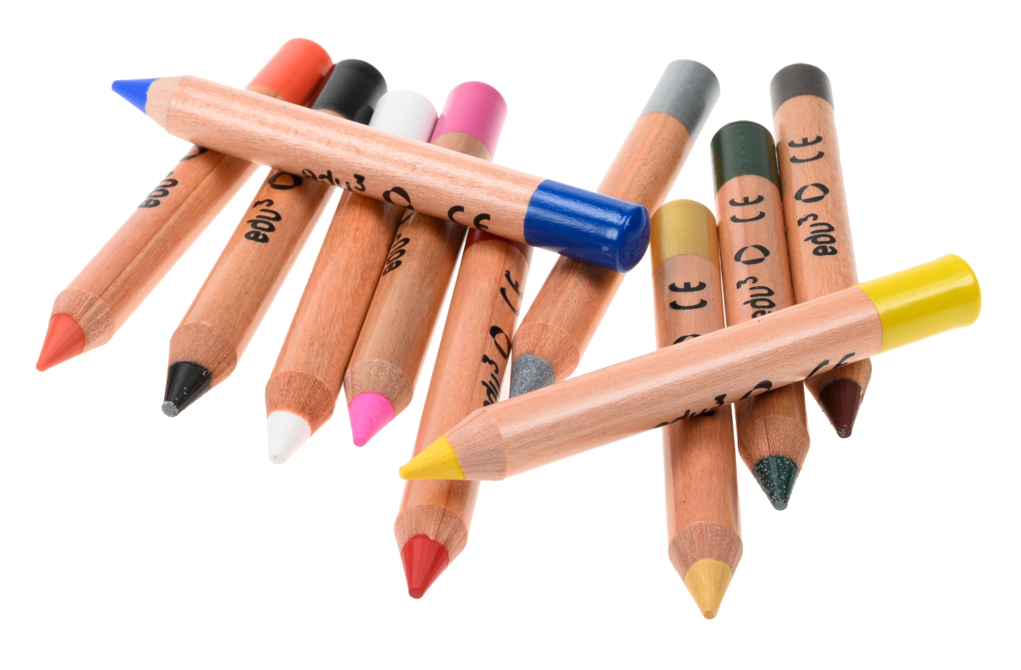 edu³ face paint pencils plastic tube 