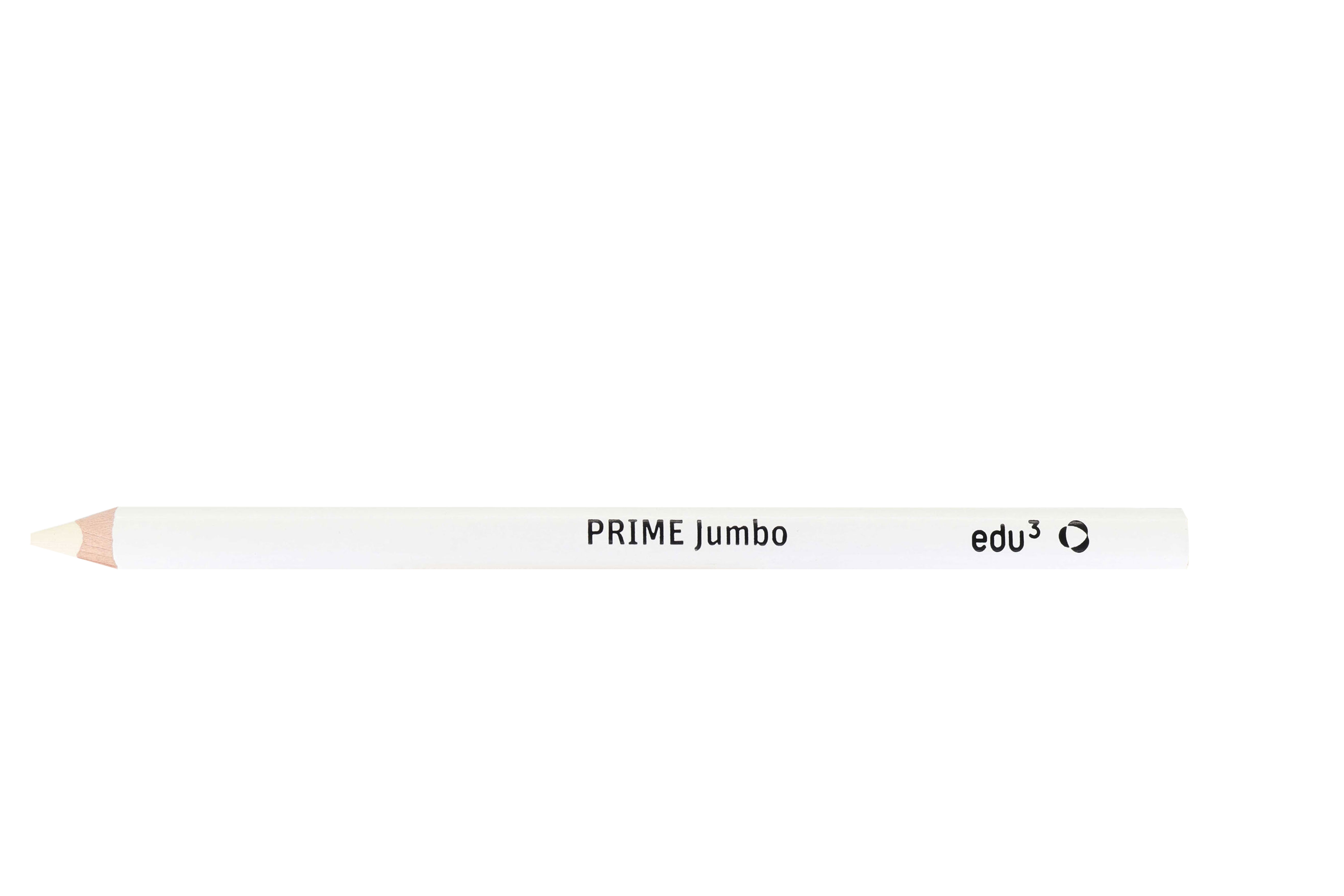edu³ PRIME Jumbo colored pencils tri white 