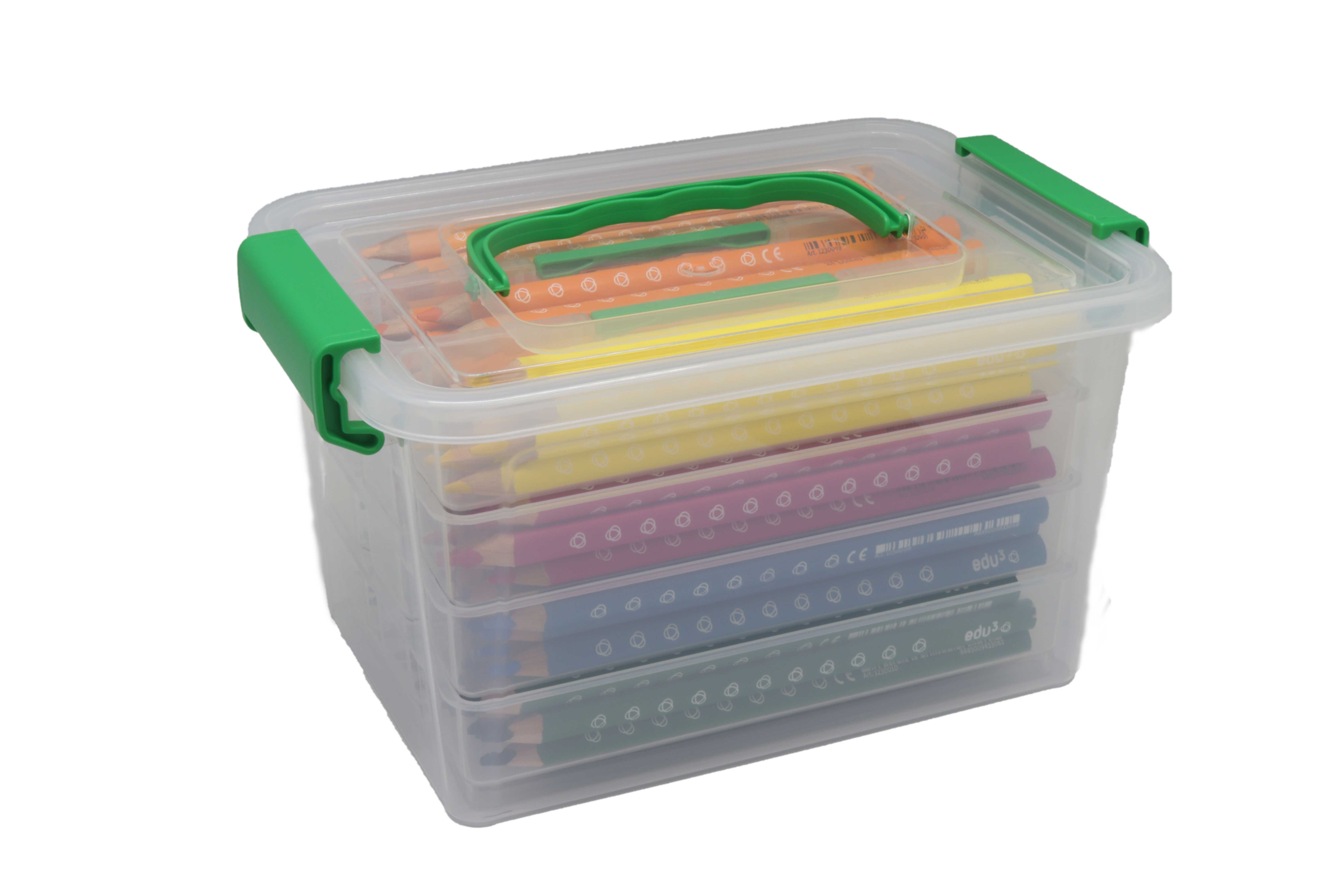 edu³ Jumbo colored pencil tri Schoolbox