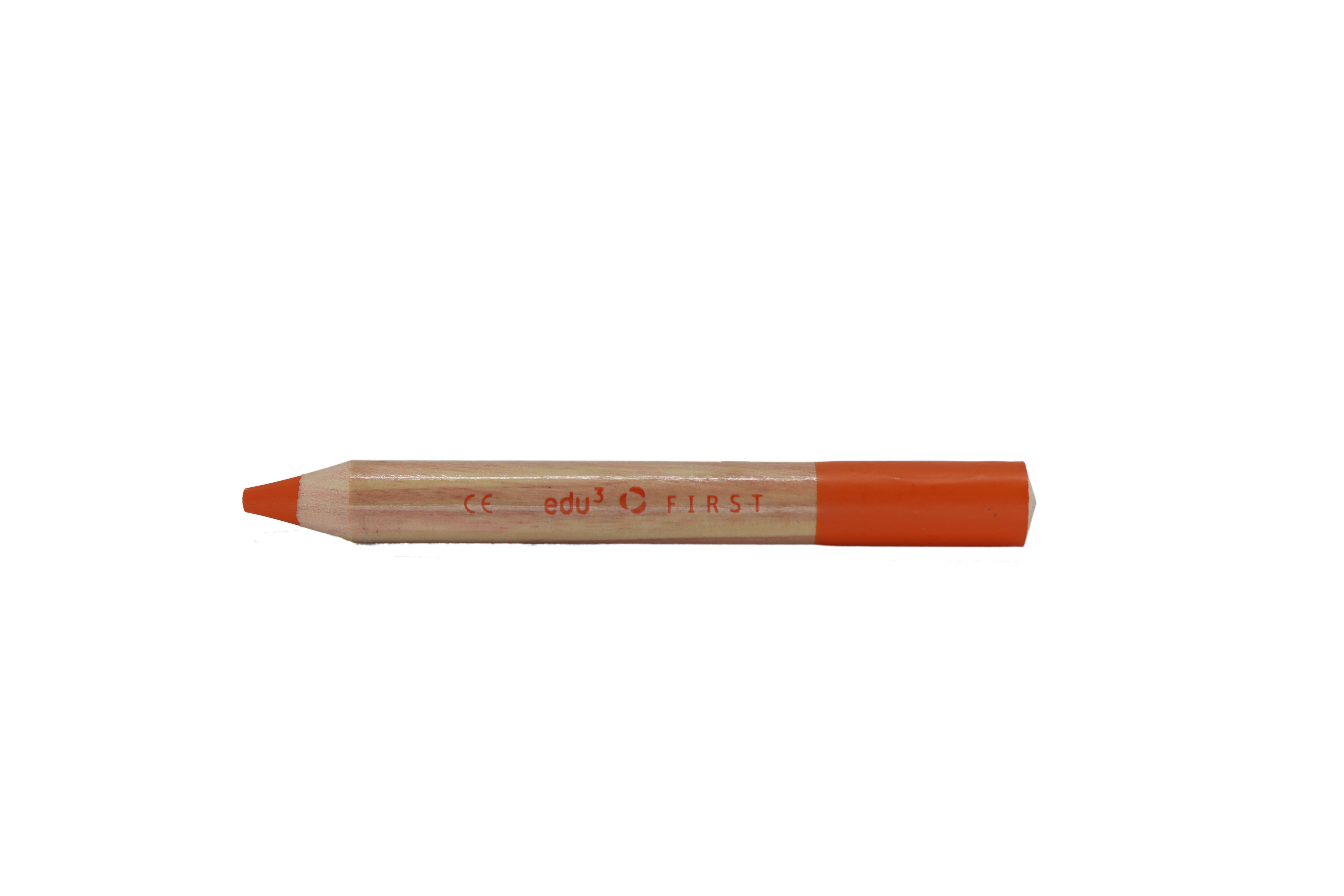 edufirst colored pencils round orange